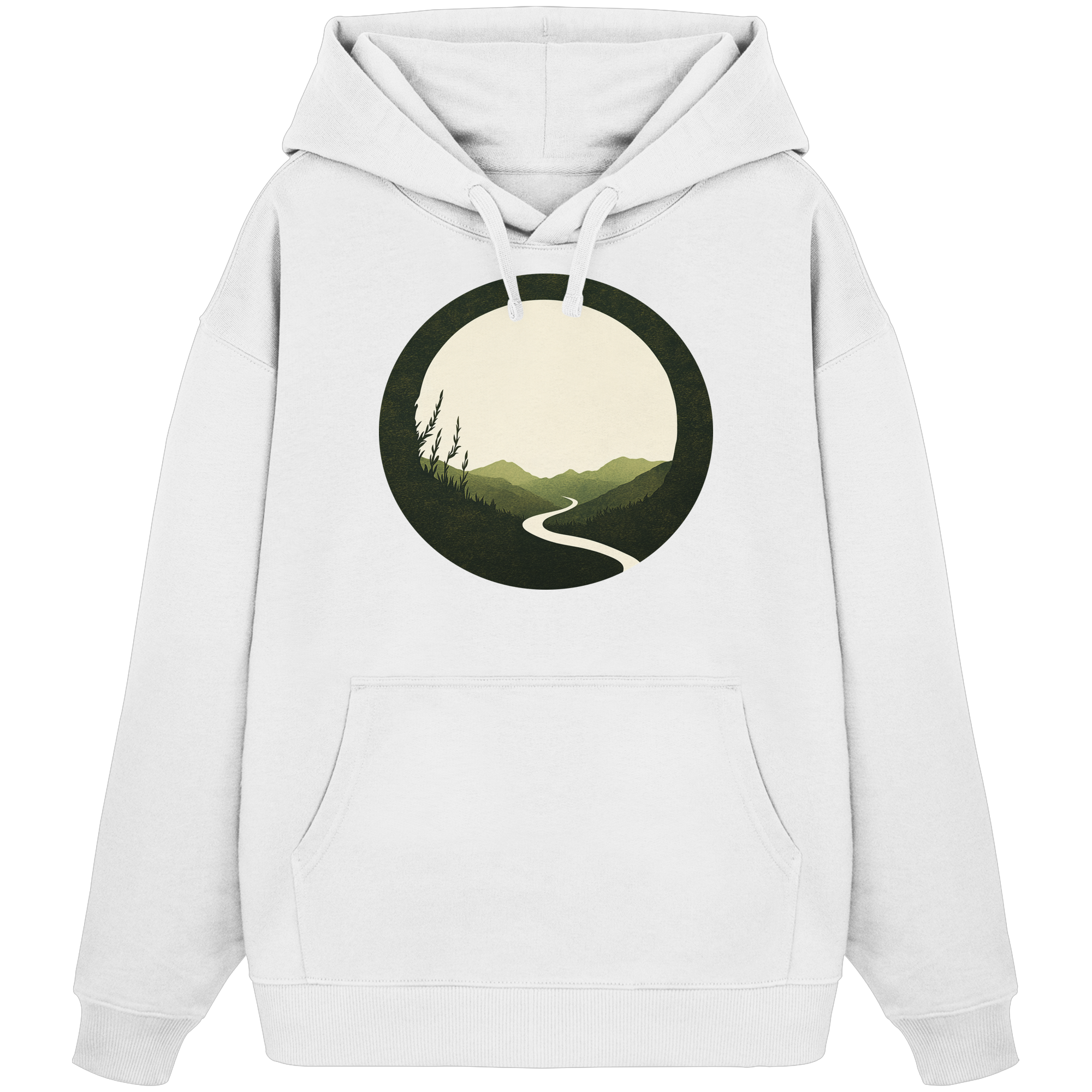 River of Life – Der Fluss des Seins - Organic Oversize Hoodie