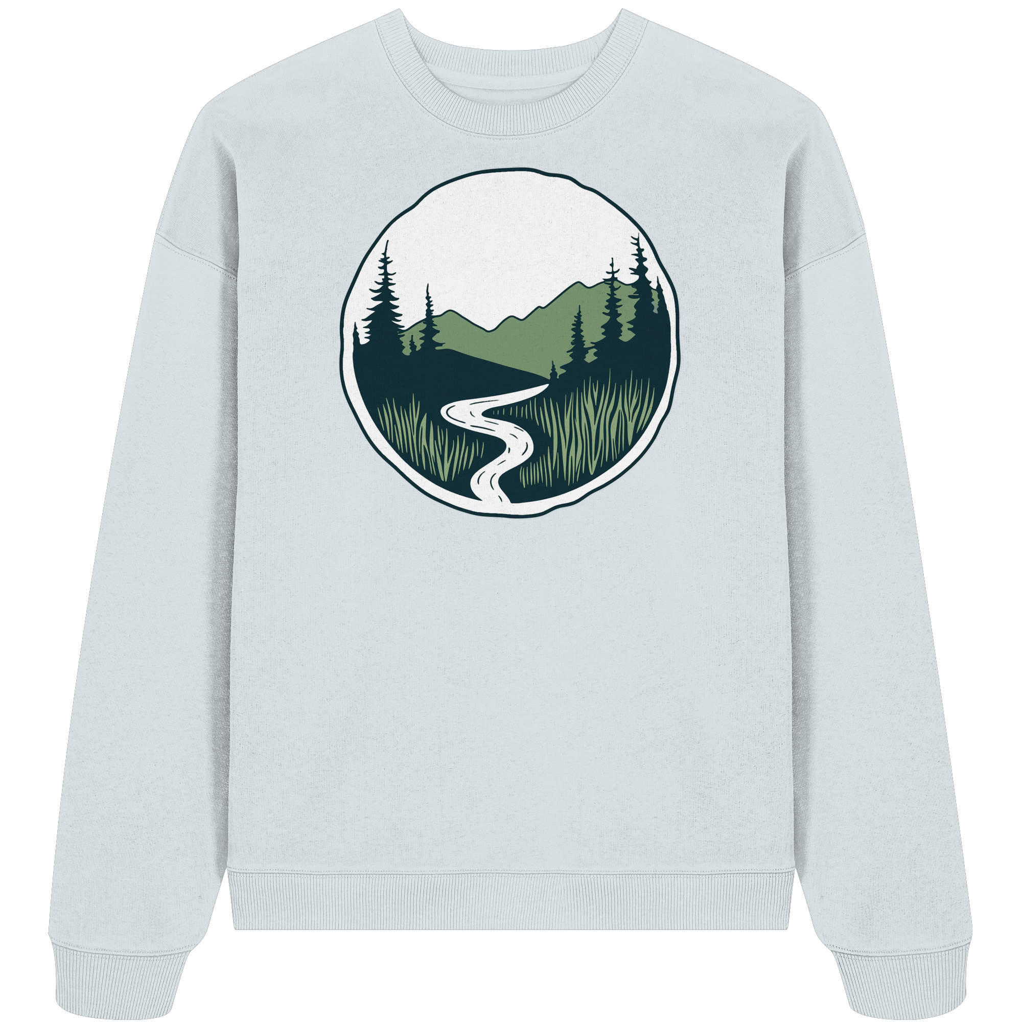River – Die Kraft der Bewegung - Organic Oversize Sweatshirt