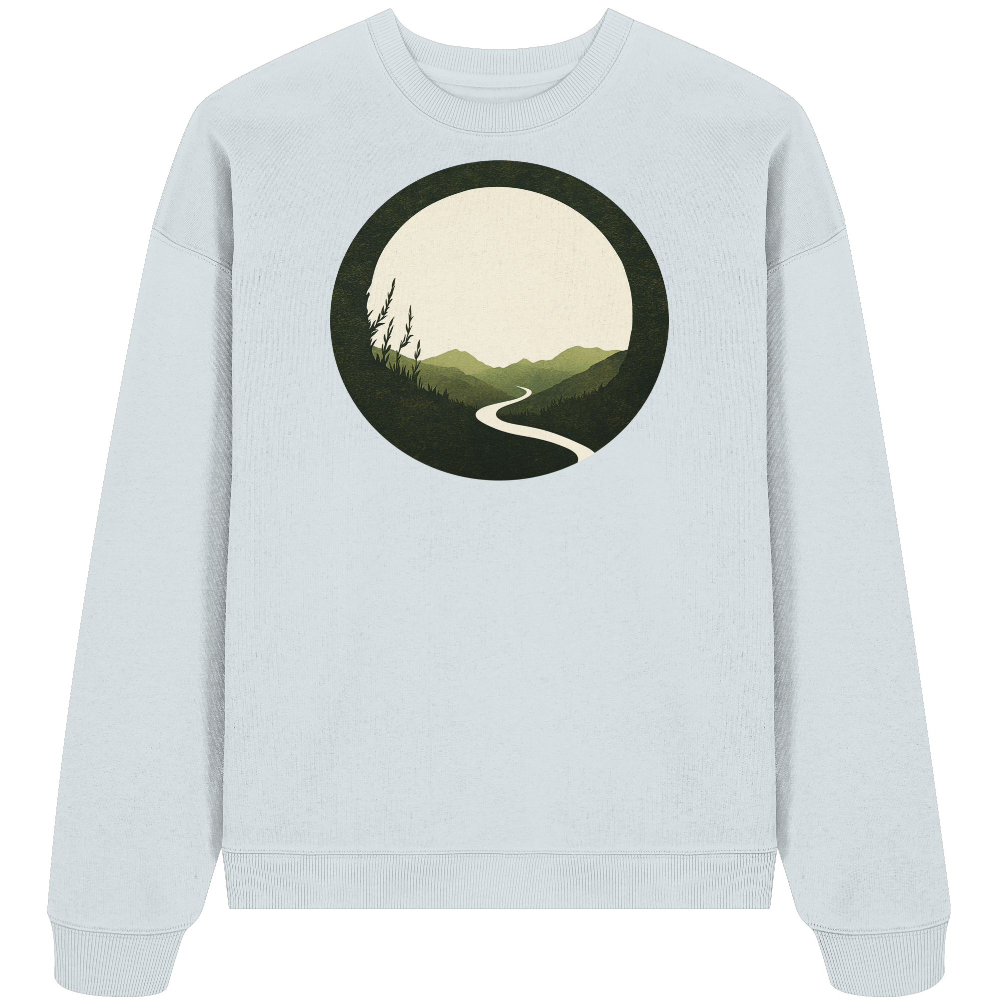 River of Life – Der Fluss des Seins - Organic Oversize Sweatshirt