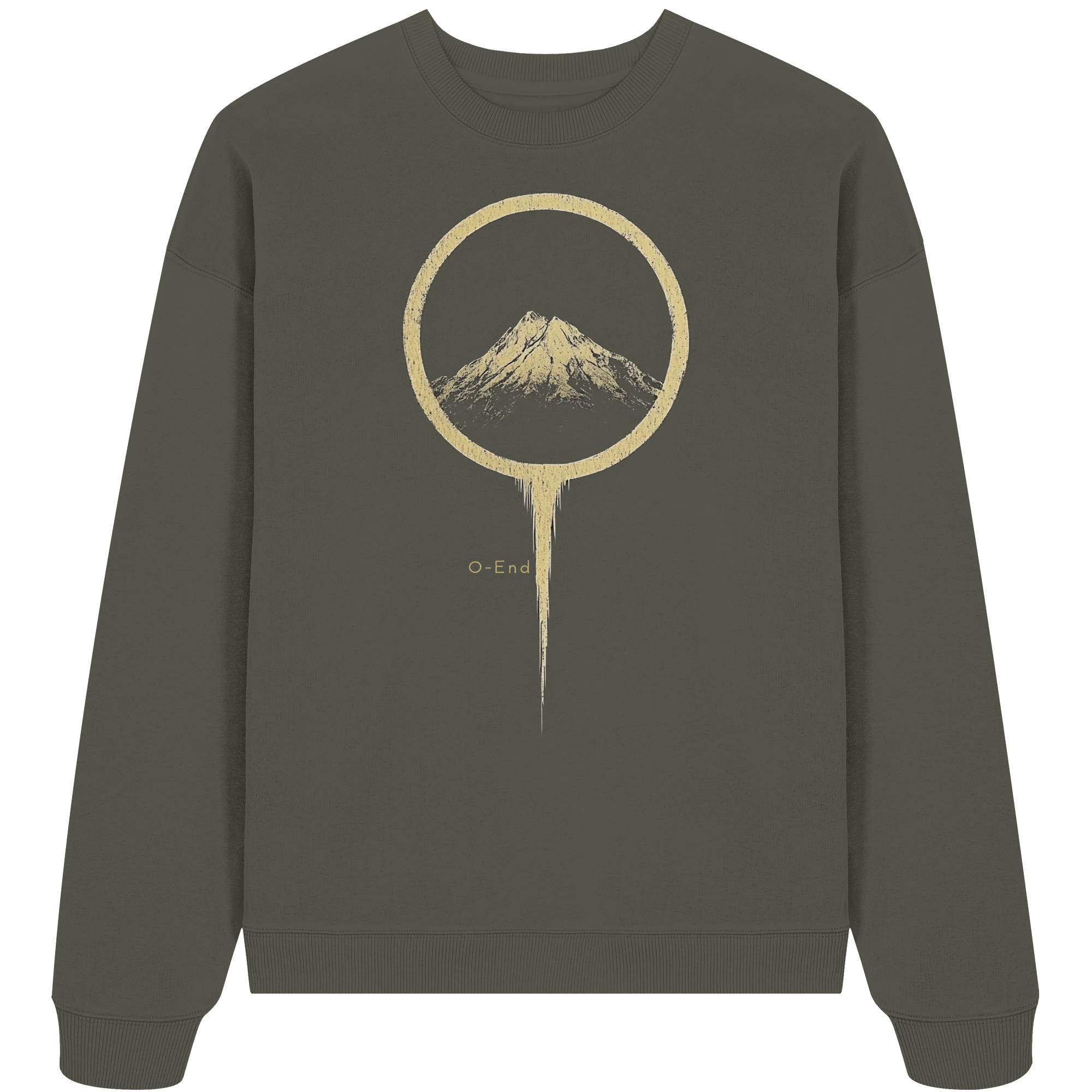 Mountain – Die unerschütterliche Kraft - Organic Oversize Sweatshirt
