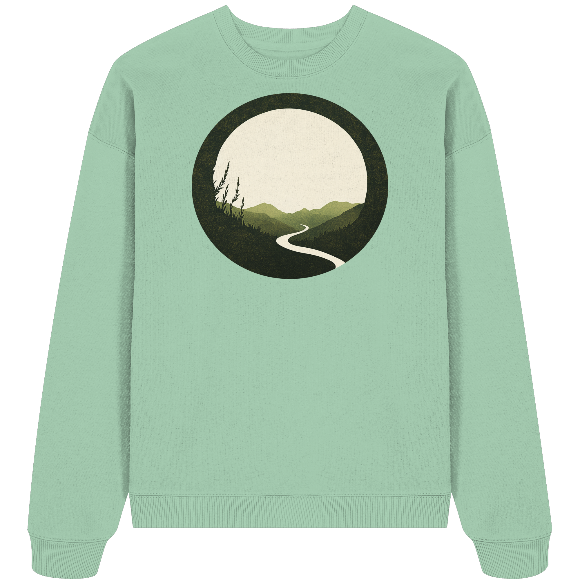 River of Life – Der Fluss des Seins - Organic Oversize Sweatshirt