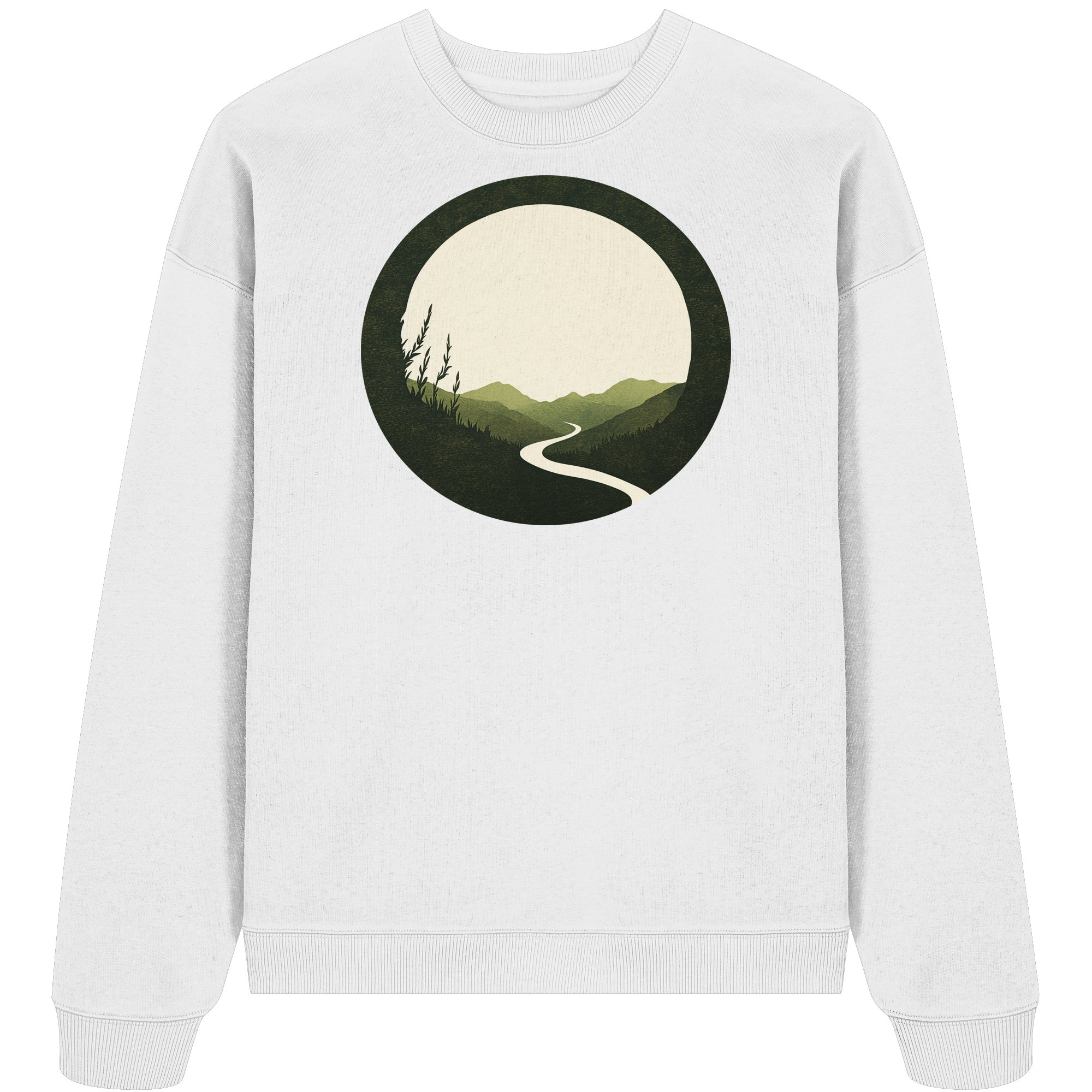 River of Life – Der Fluss des Seins - Organic Oversize Sweatshirt