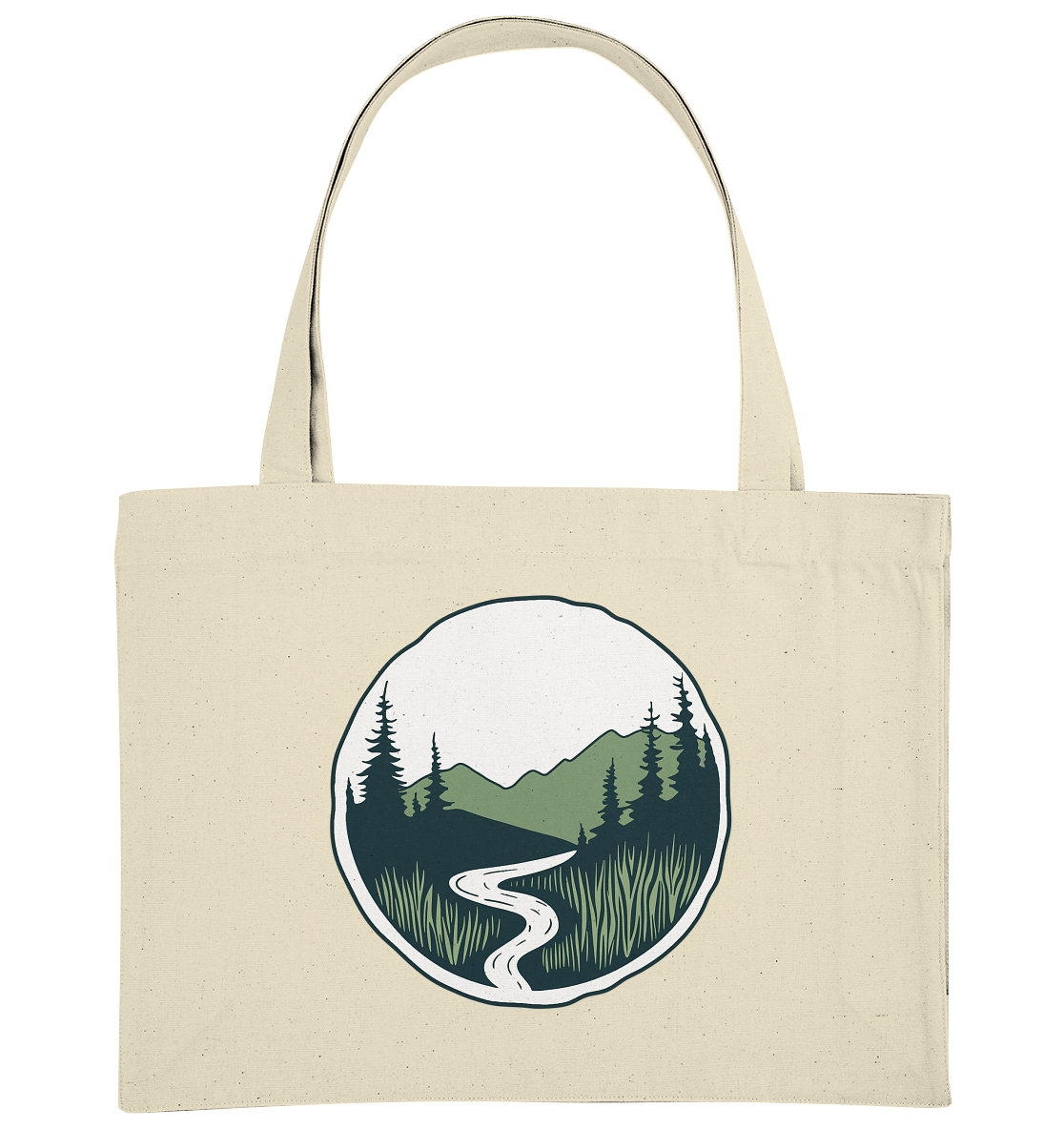 River – Die Kraft der Bewegung - Organic Shopping-Bag