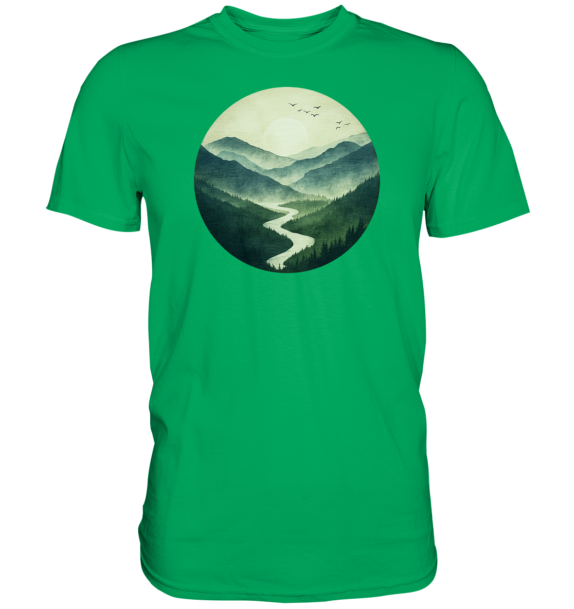 Valley – Die Ruhe zwischen den Höhen - Premium Shirt