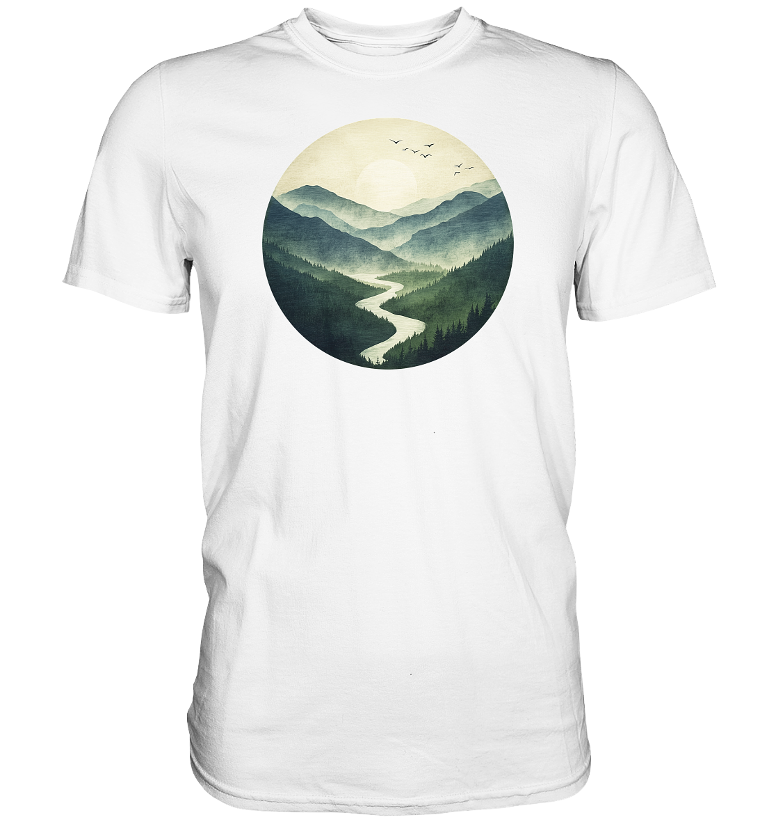 Valley – Die Ruhe zwischen den Höhen - Premium Shirt