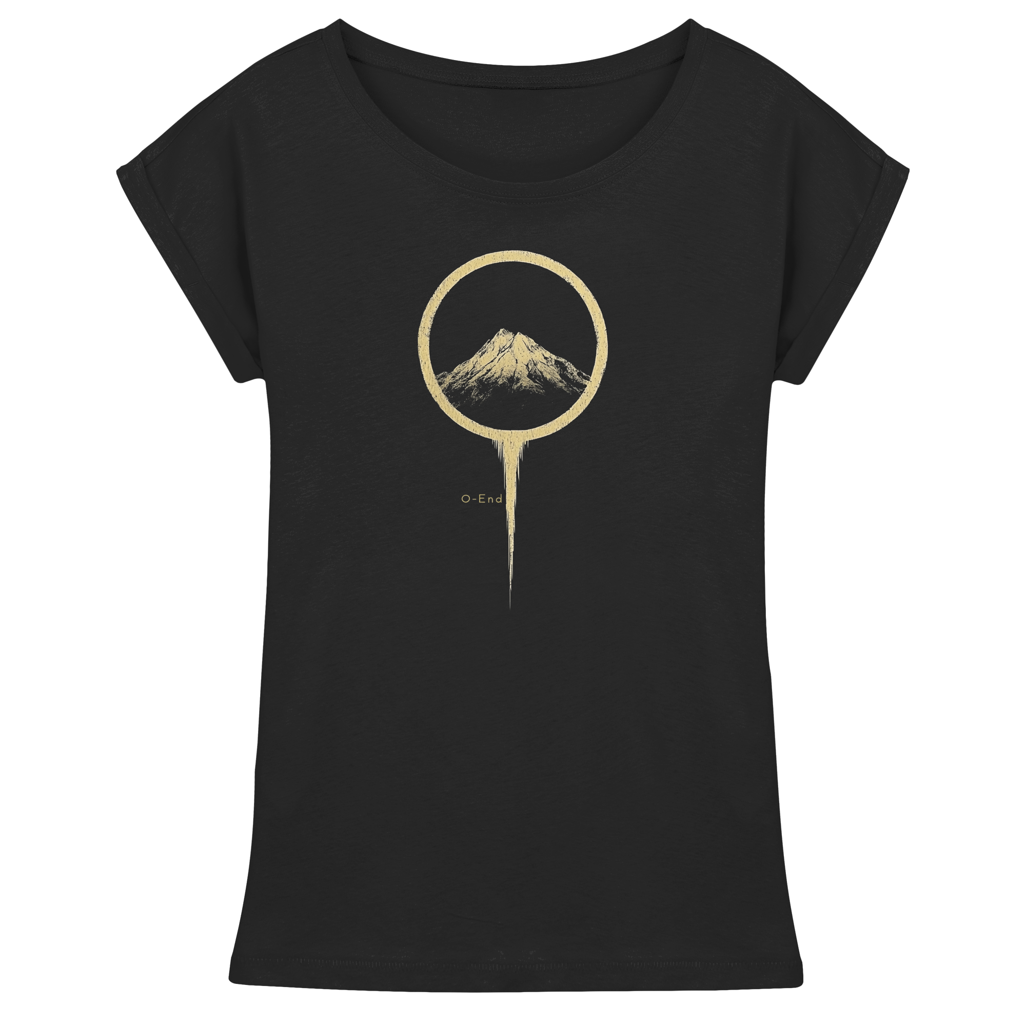 Mountain – Die unerschütterliche Kraft - Womens Extended Shoulder T-Shirt