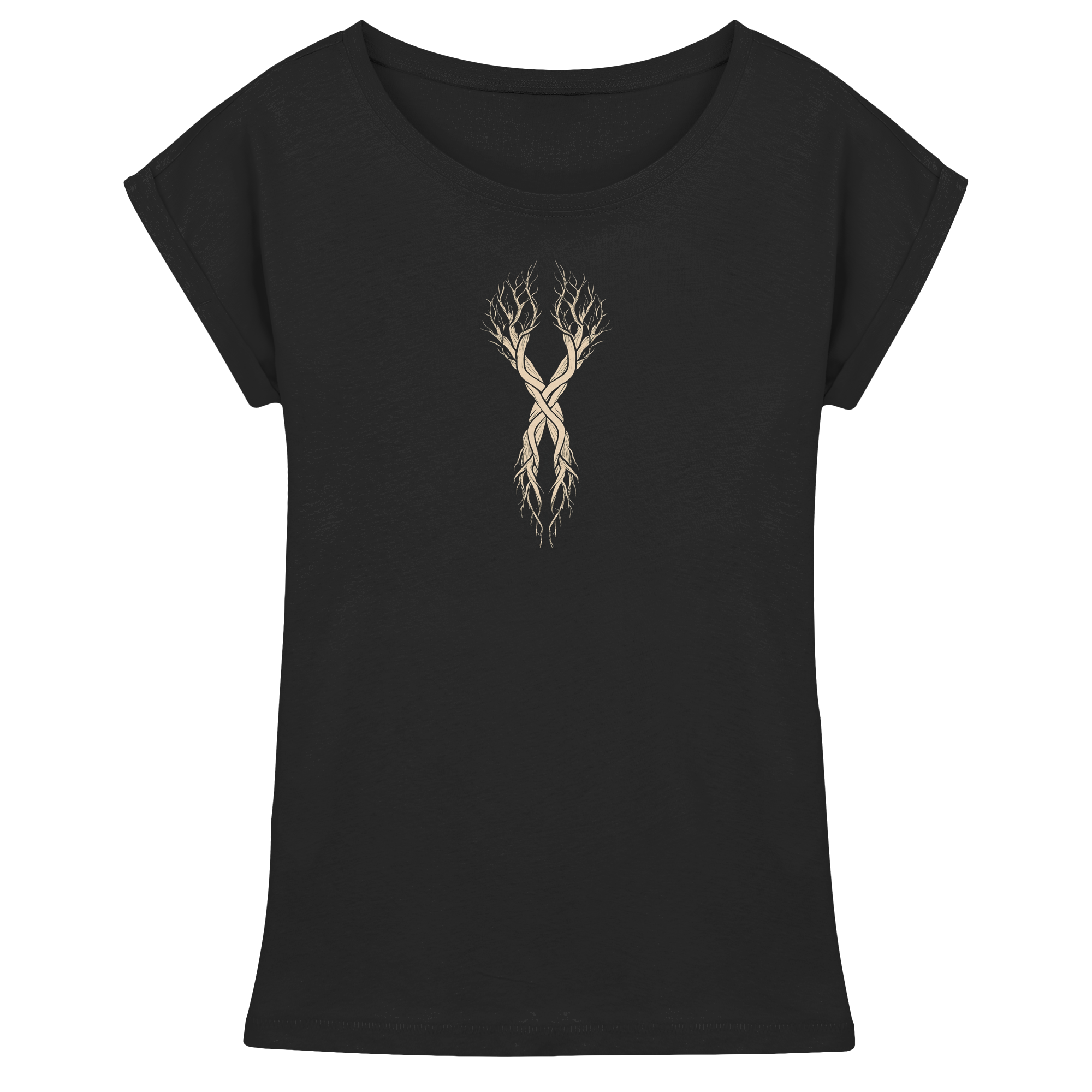 Gebo  – Das Zeichen der Verbindung - Womens Extended Shoulder T-Shirt