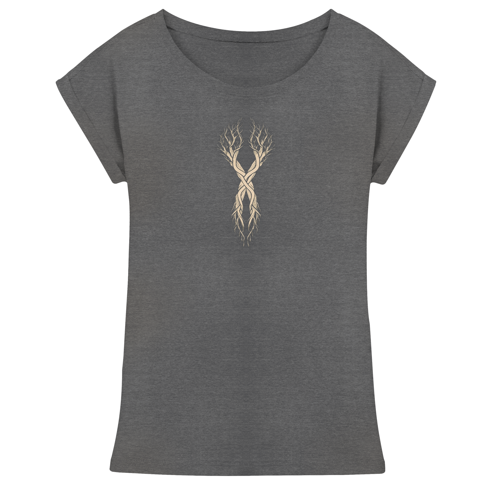 Gebo  – Das Zeichen der Verbindung - Womens Extended Shoulder T-Shirt