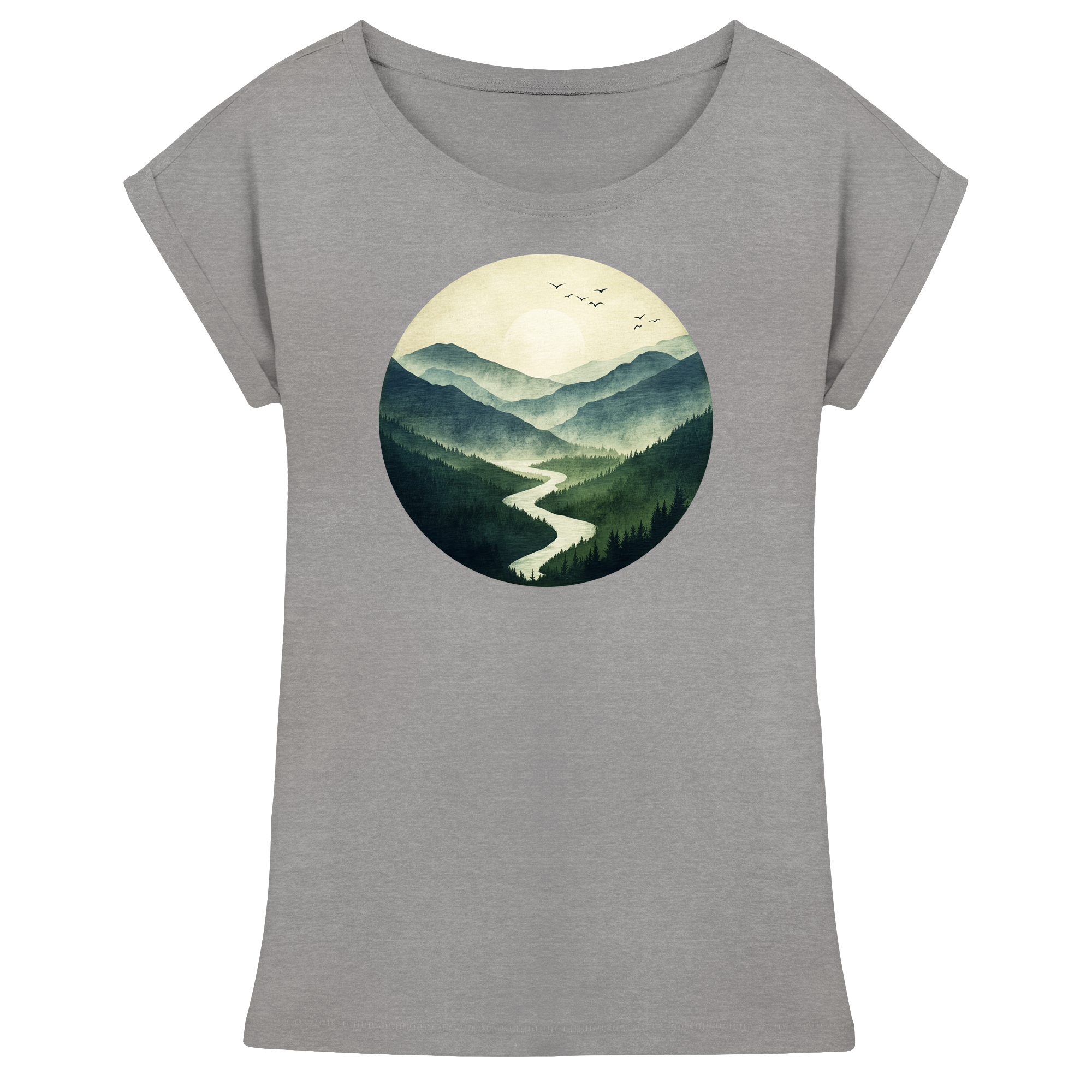 Valley – Die Ruhe zwischen den Höhen - Womens Extended Shoulder T-Shirt