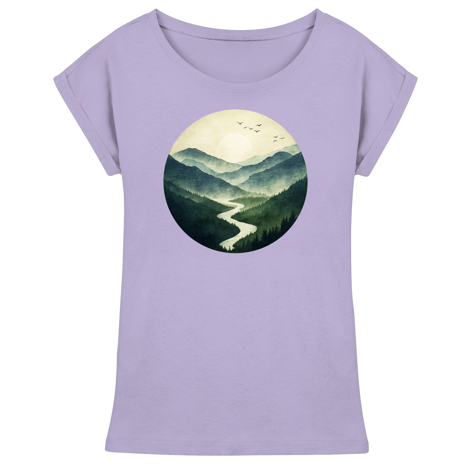 Valley – Die Ruhe zwischen den Höhen - Womens Extended Shoulder T-Shirt