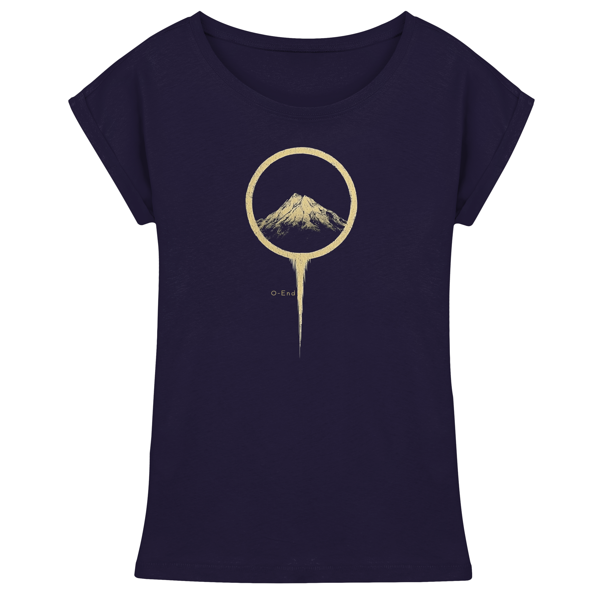 Mountain – Die unerschütterliche Kraft - Womens Extended Shoulder T-Shirt