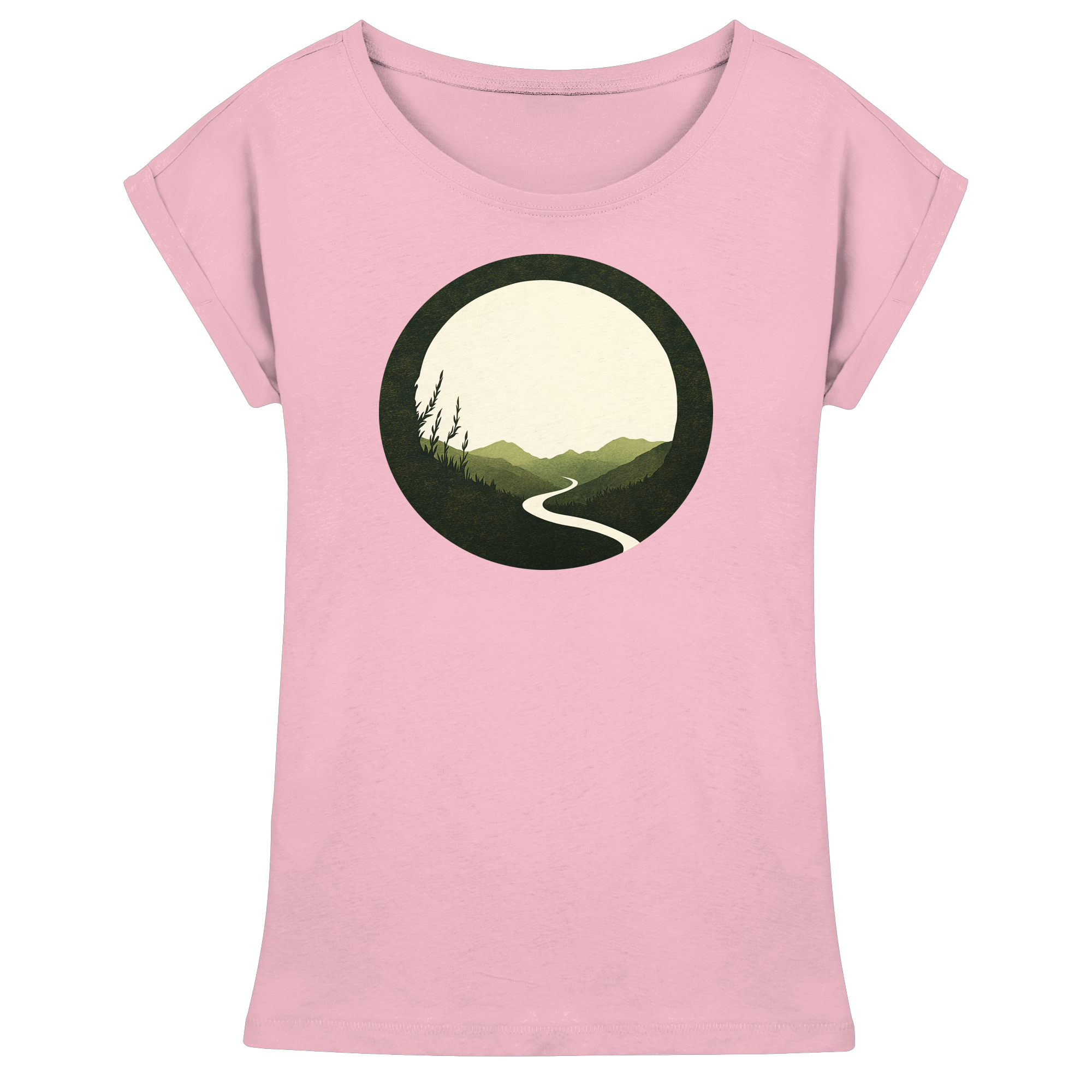River of Life – Der Fluss des Seins - Womens Extended Shoulder T-Shirt