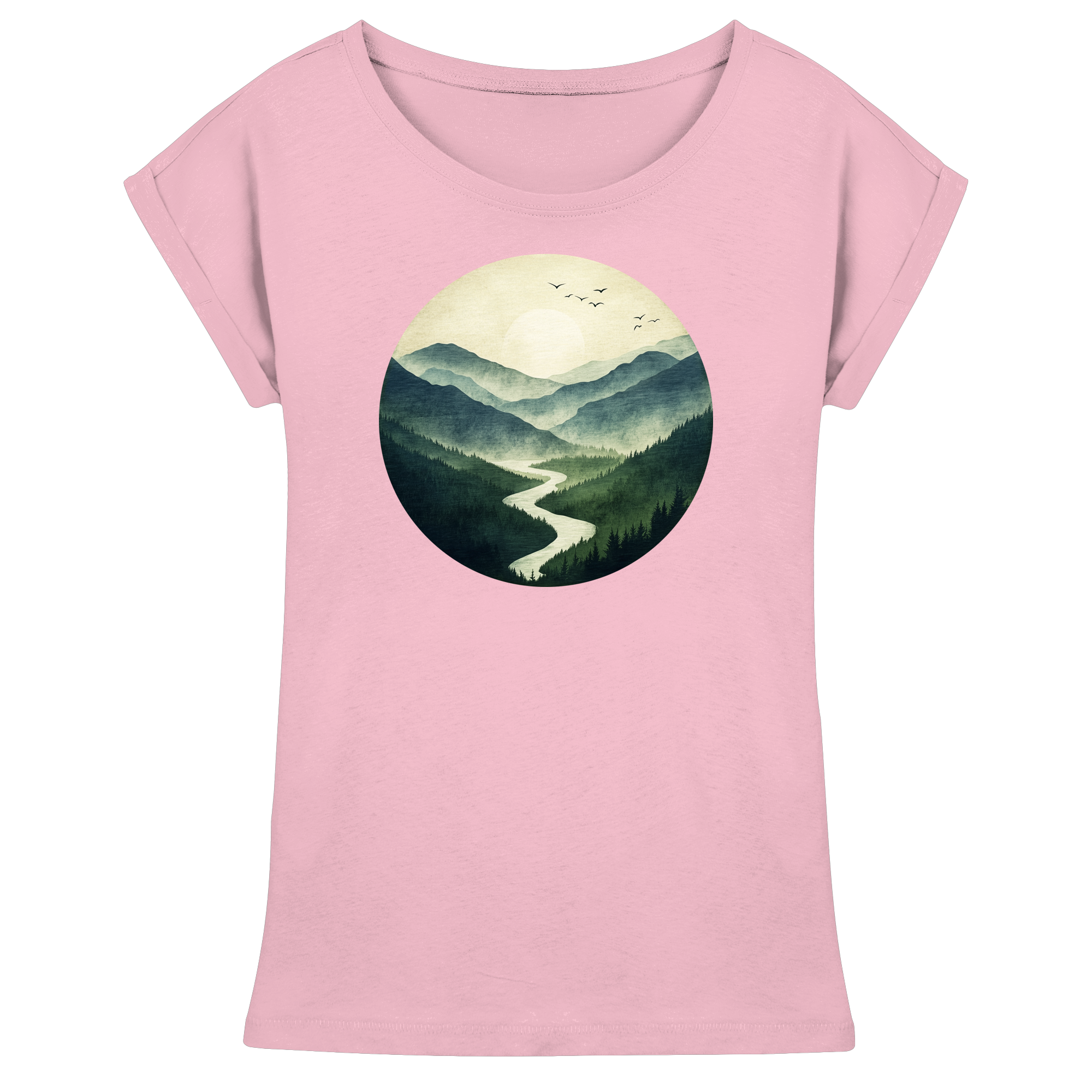 Valley – Die Ruhe zwischen den Höhen - Womens Extended Shoulder T-Shirt