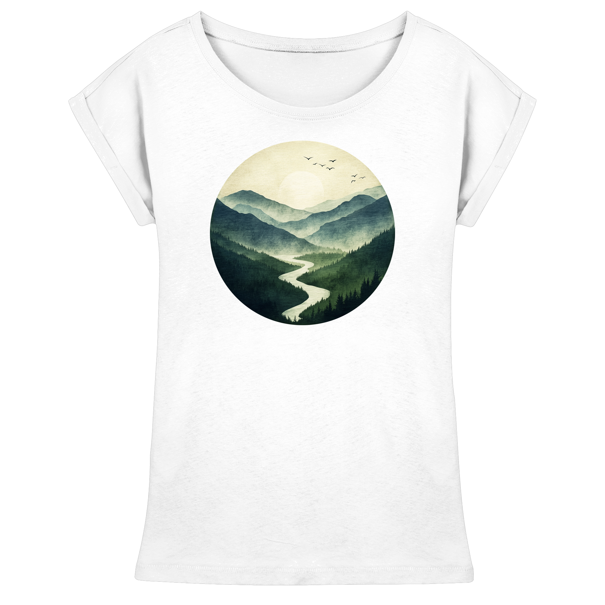 Valley – Die Ruhe zwischen den Höhen - Womens Extended Shoulder T-Shirt