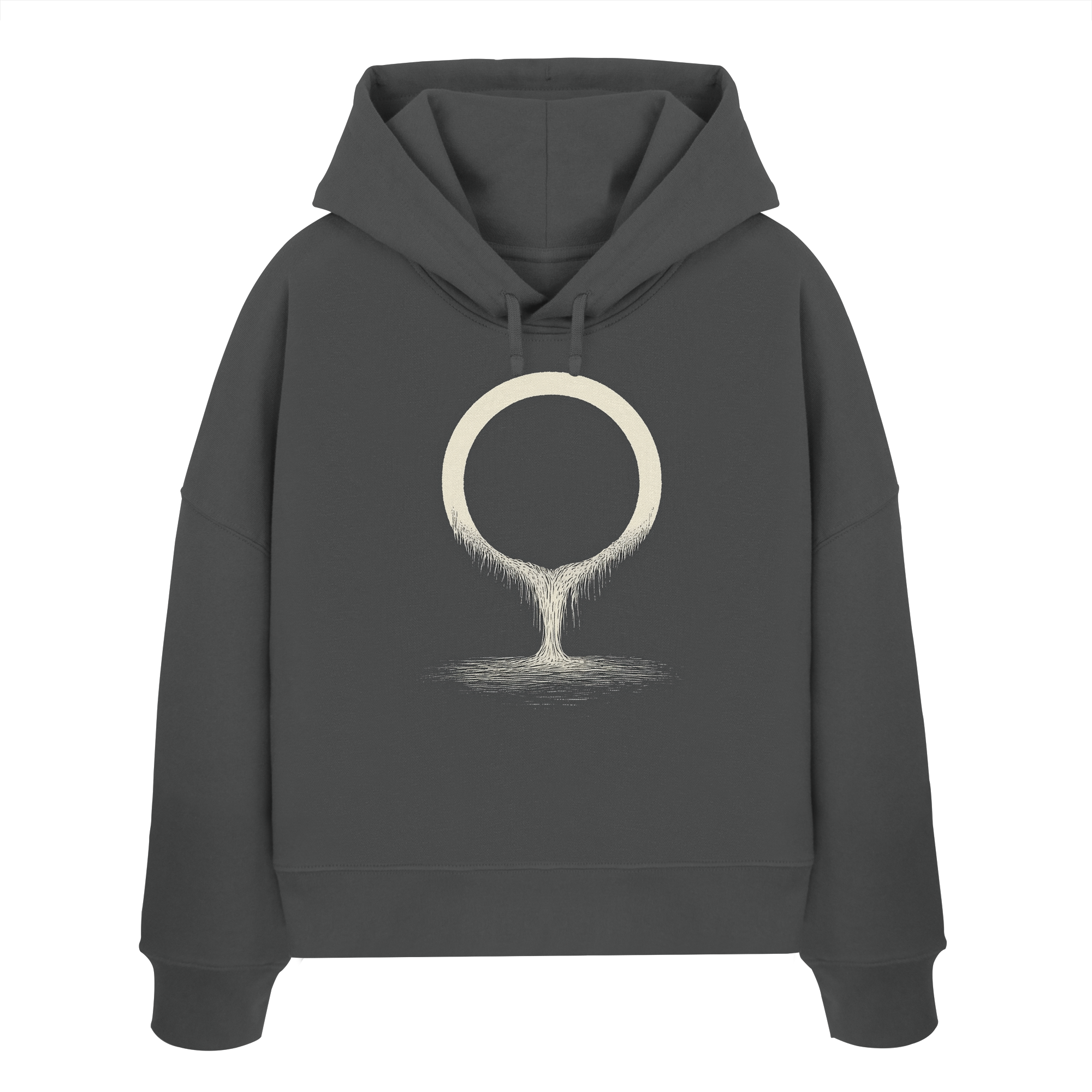 Fullmoon – Das Licht in der Dunkelheit - Womens Organic Boxcut Hoodie