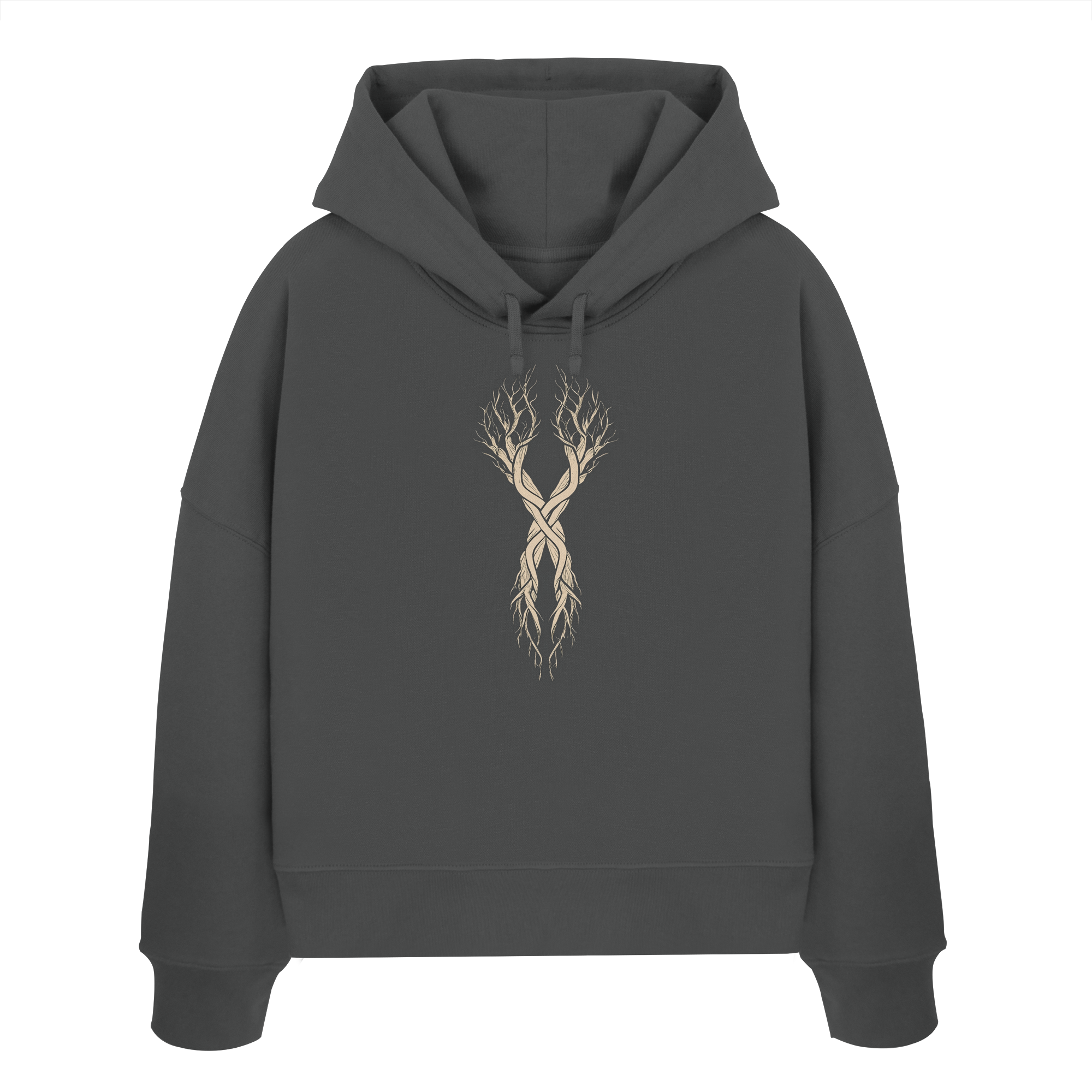 Gebo  – Das Zeichen der Verbindung - Womens Organic Boxcut Hoodie