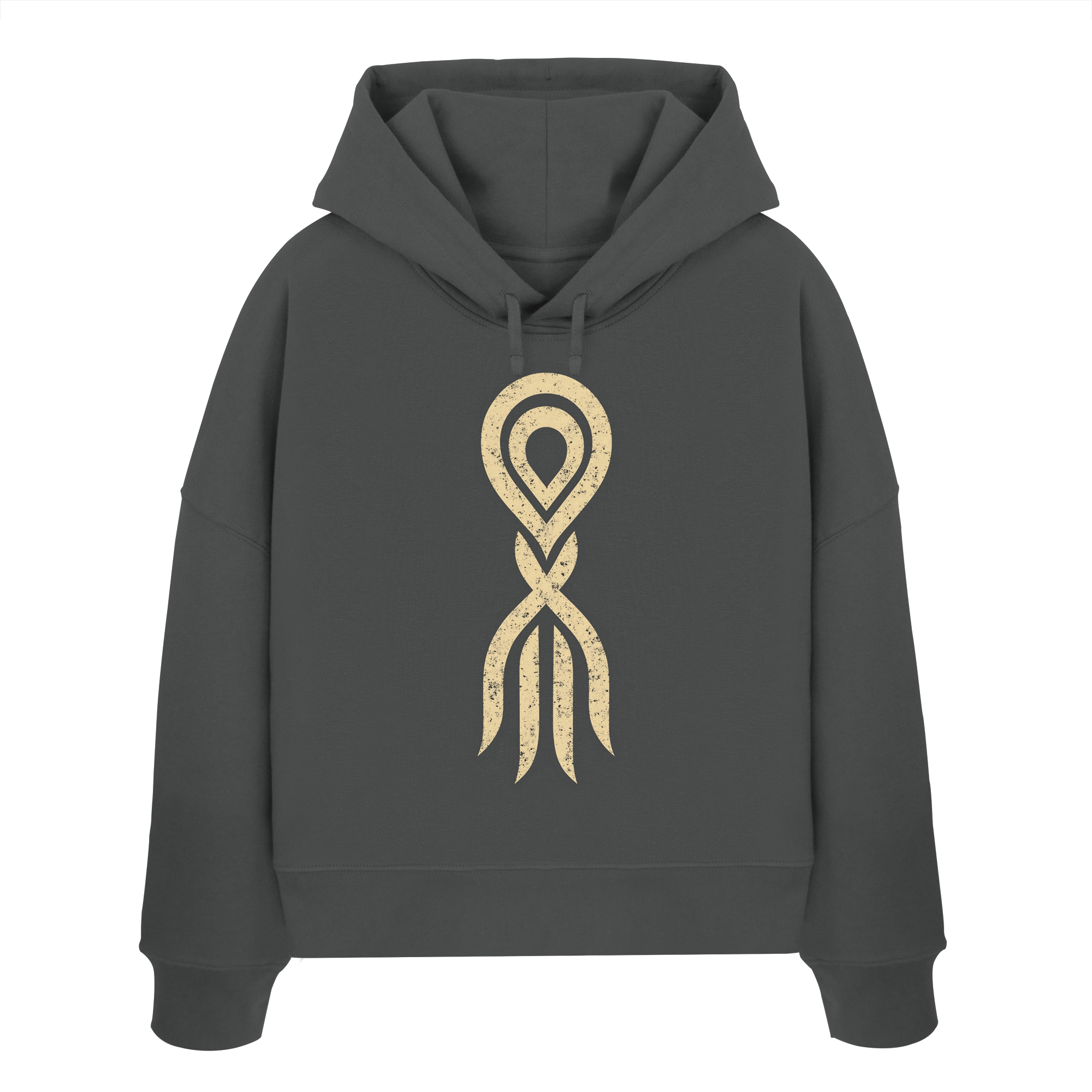 The Old King – Die Weisheit der Zeit - Womens Organic Boxcut Hoodie