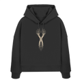 Gebo  – Das Zeichen der Verbindung - Womens Organic Boxcut Hoodie