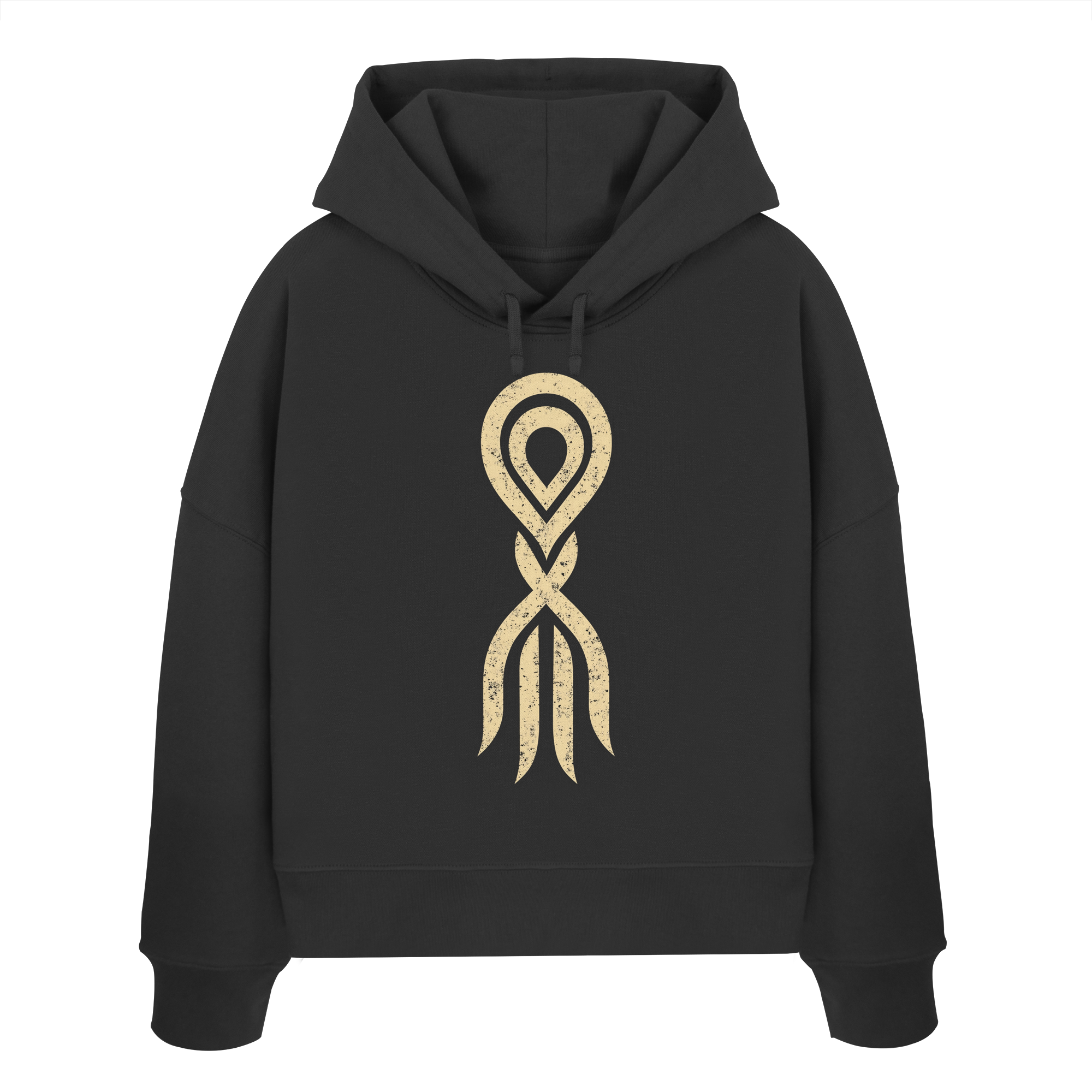 The Old King – Die Weisheit der Zeit - Womens Organic Boxcut Hoodie