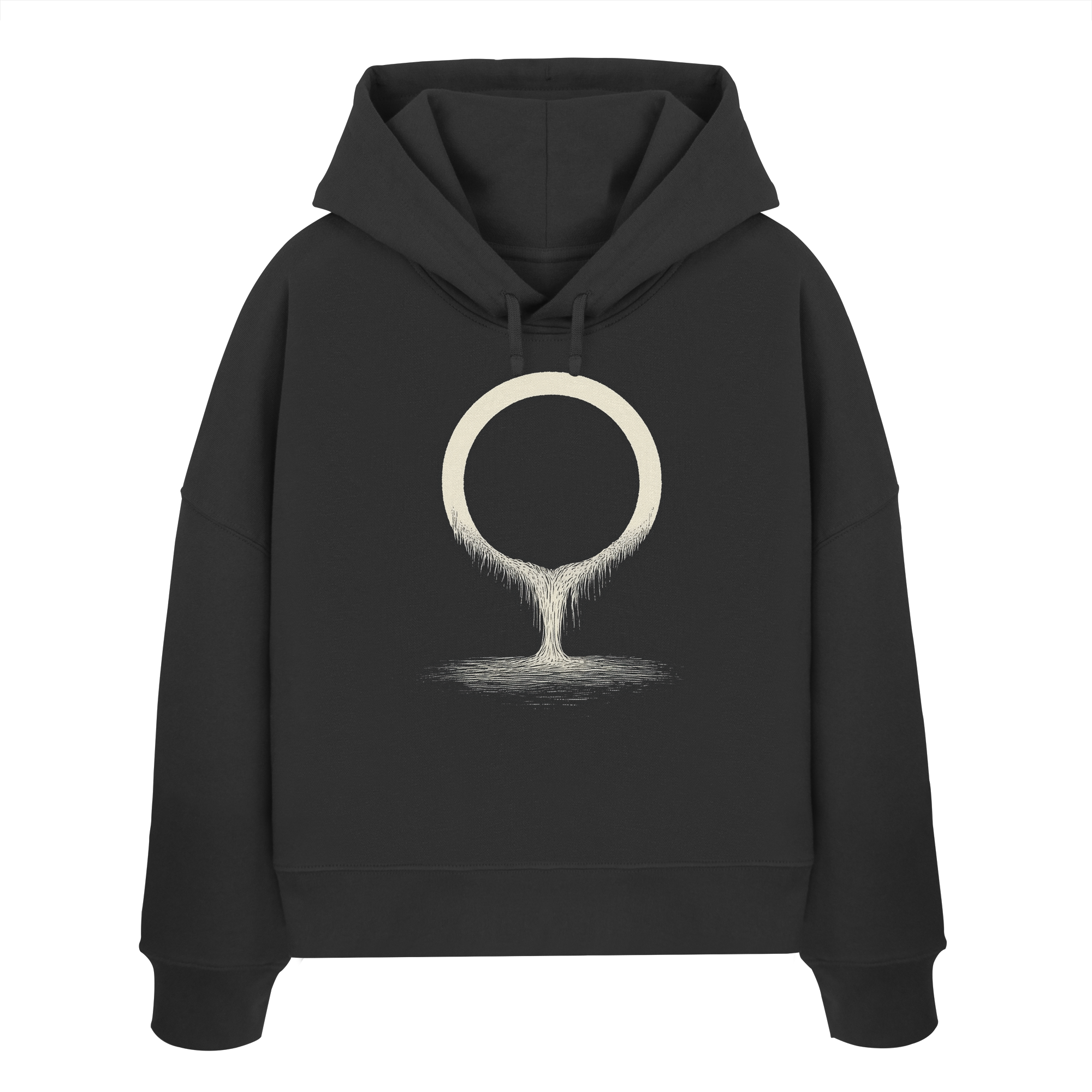 Fullmoon – Das Licht in der Dunkelheit - Womens Organic Boxcut Hoodie