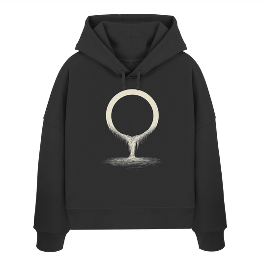 Fullmoon – Das Licht in der Dunkelheit - Womens Organic Boxcut Hoodie