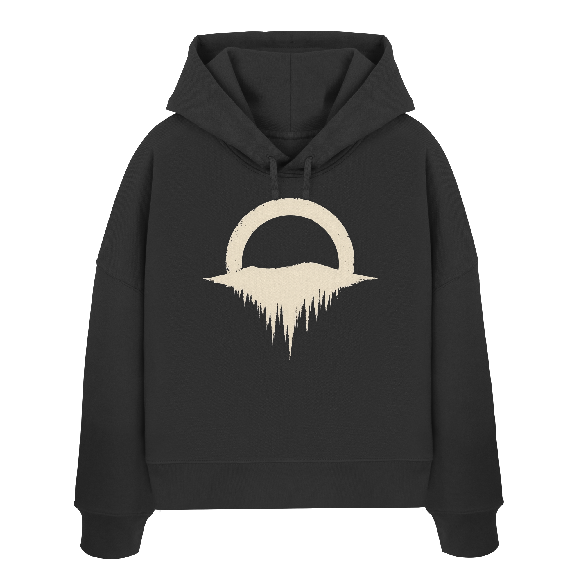 Forest – Der Herzschlag der Erde - Womens Organic Boxcut Hoodie