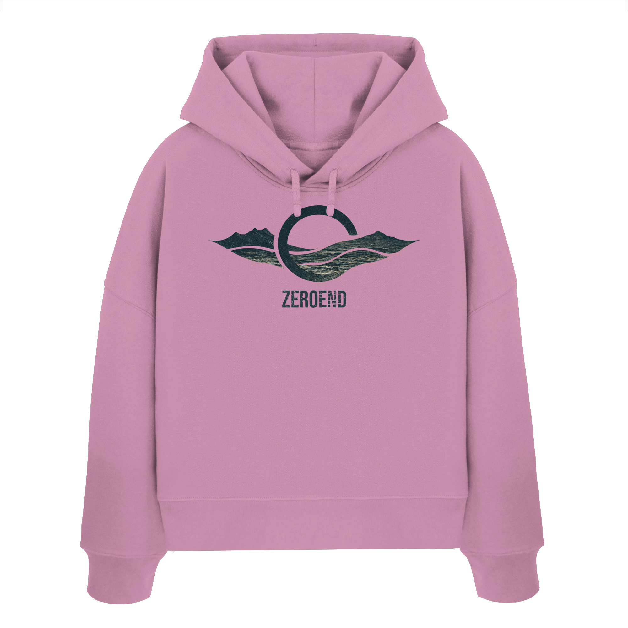 Everything is Movement – Der Fluss des Lebens - Womens Organic Boxcut Hoodie