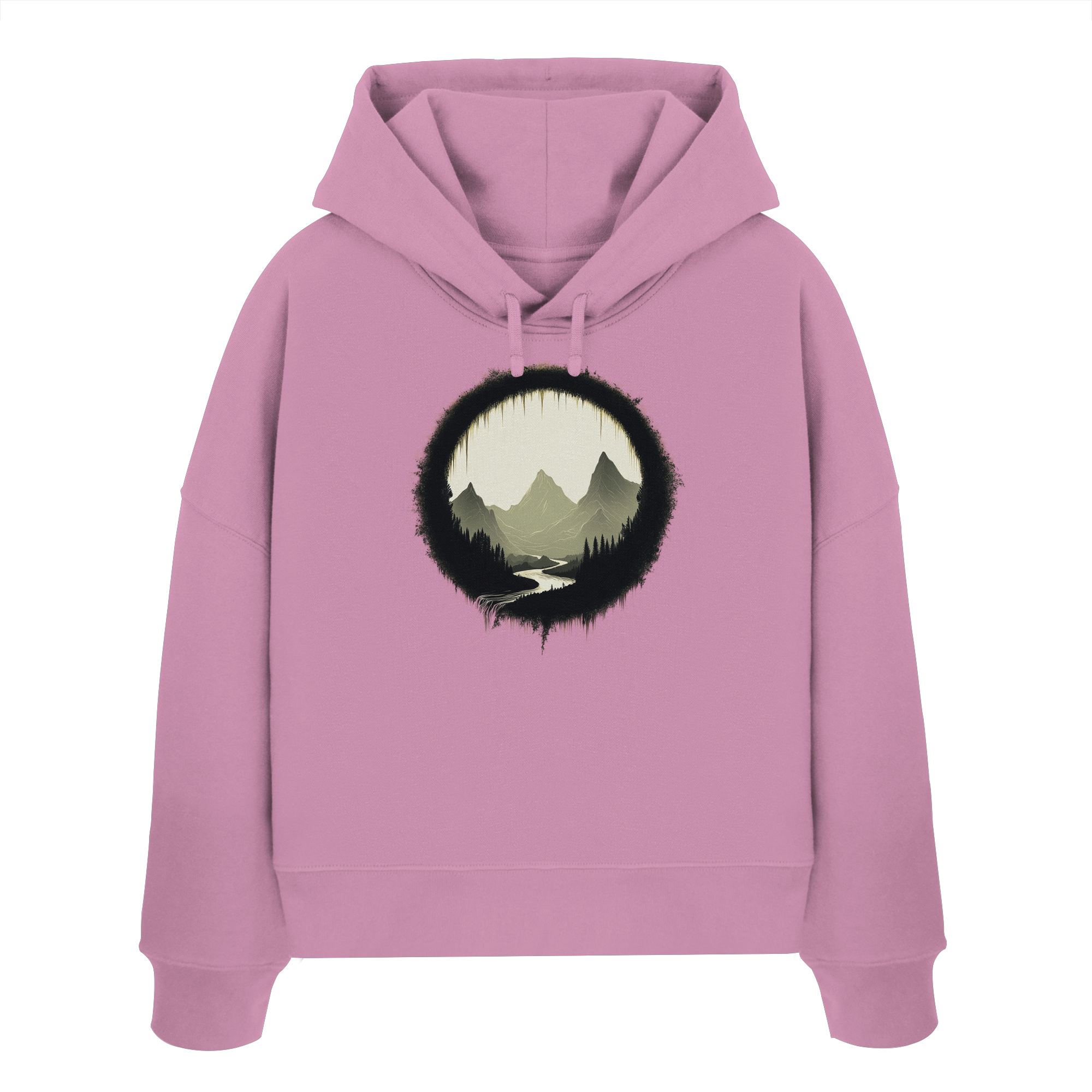Valleys – Die Wege des Lebens - Womens Organic Boxcut Hoodie