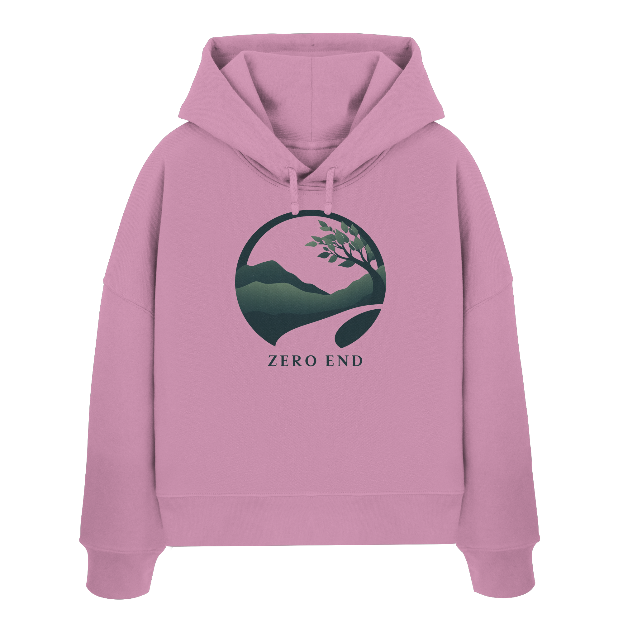 Orangetree – Die Frucht des Lebens - Womens Organic Boxcut Hoodie