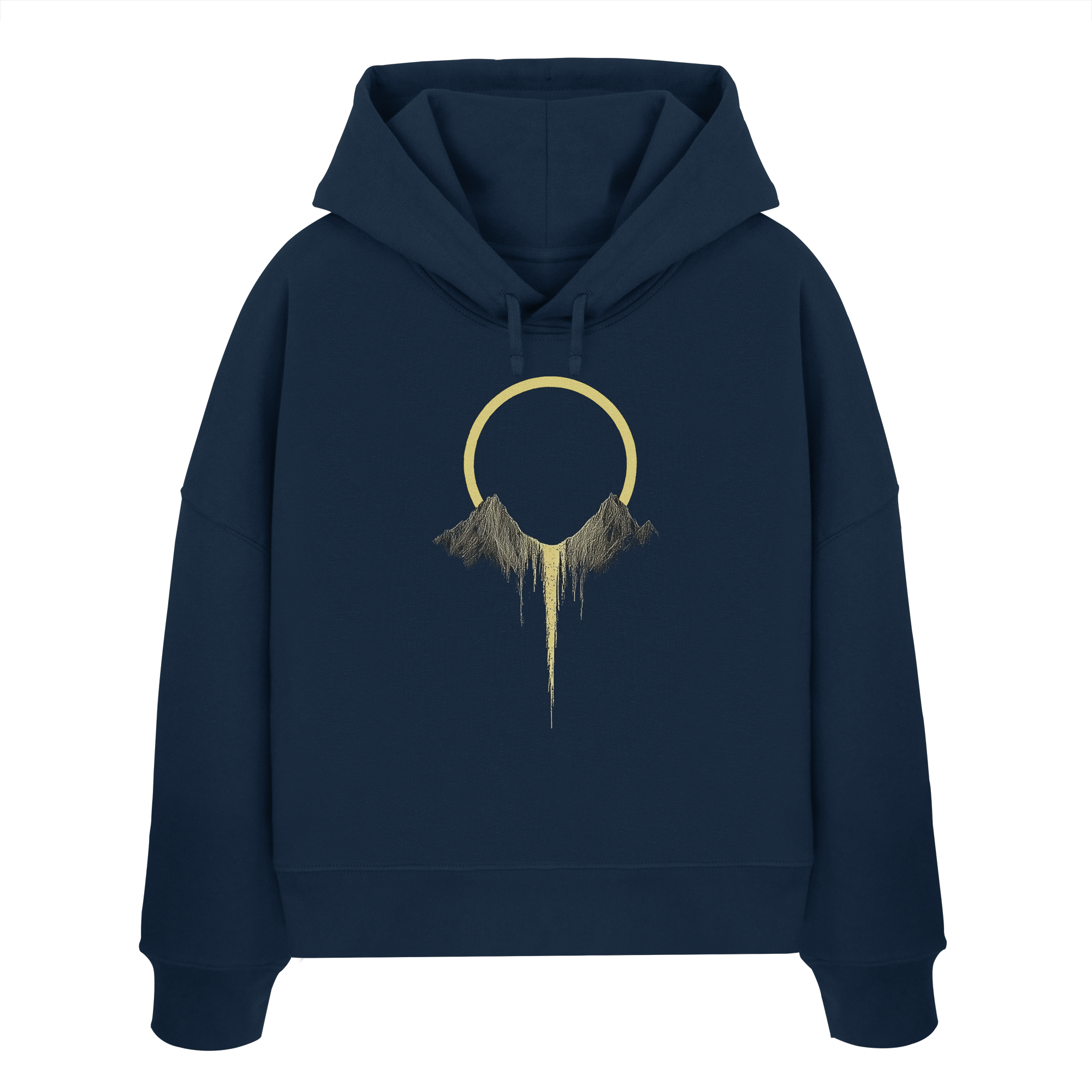 Mountains – Der Ruf der Höhen - Womens Organic Boxcut Hoodie