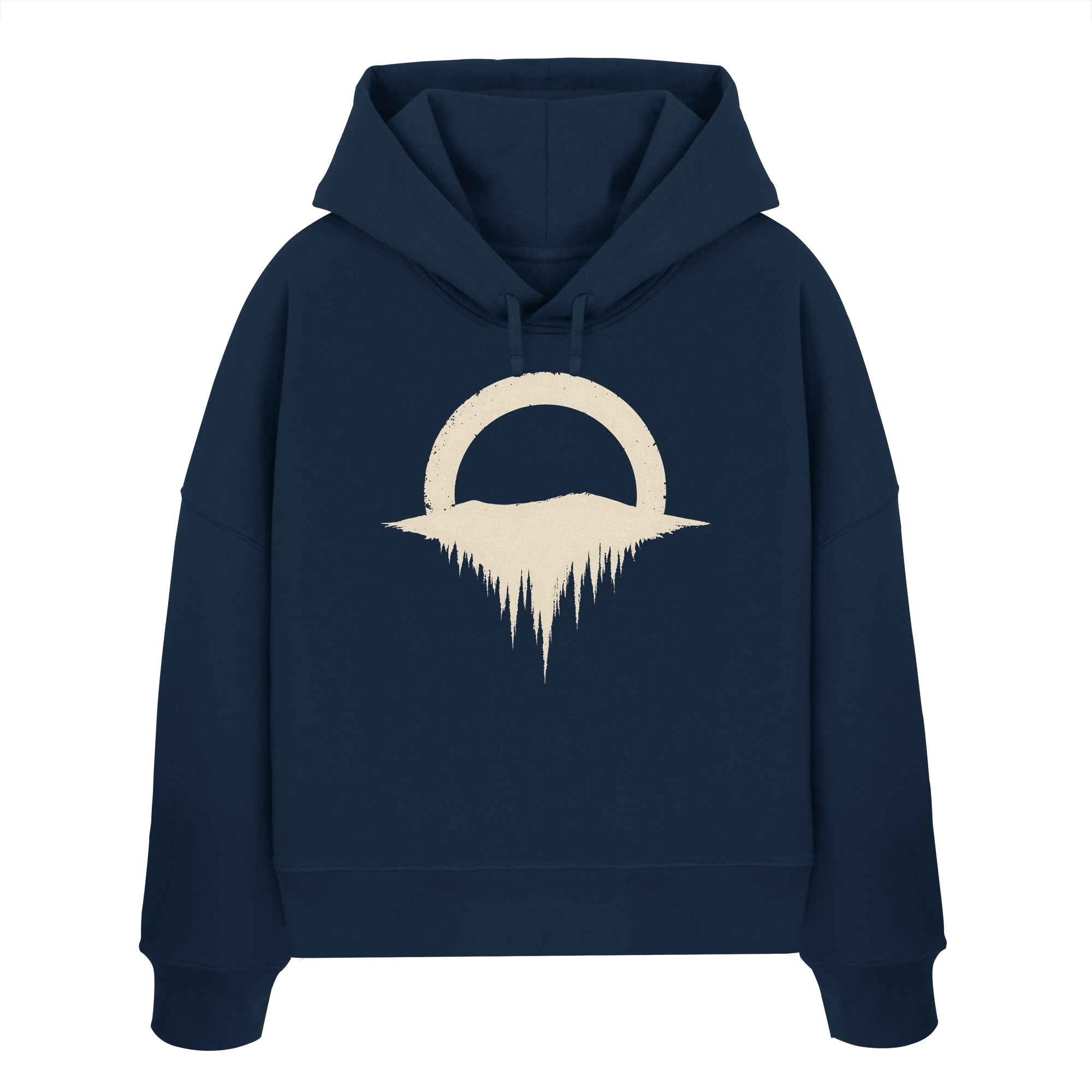 Forest – Der Herzschlag der Erde - Womens Organic Boxcut Hoodie