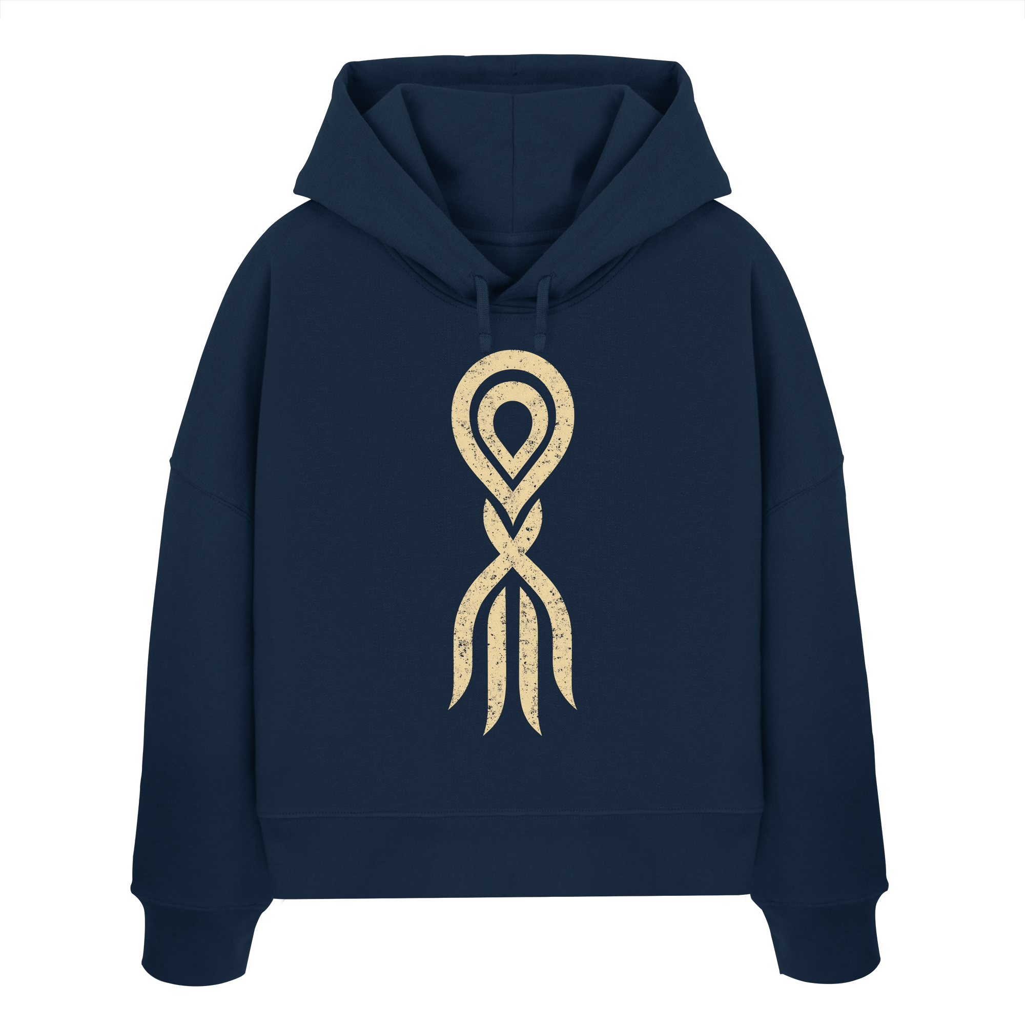The Old King – Die Weisheit der Zeit - Womens Organic Boxcut Hoodie
