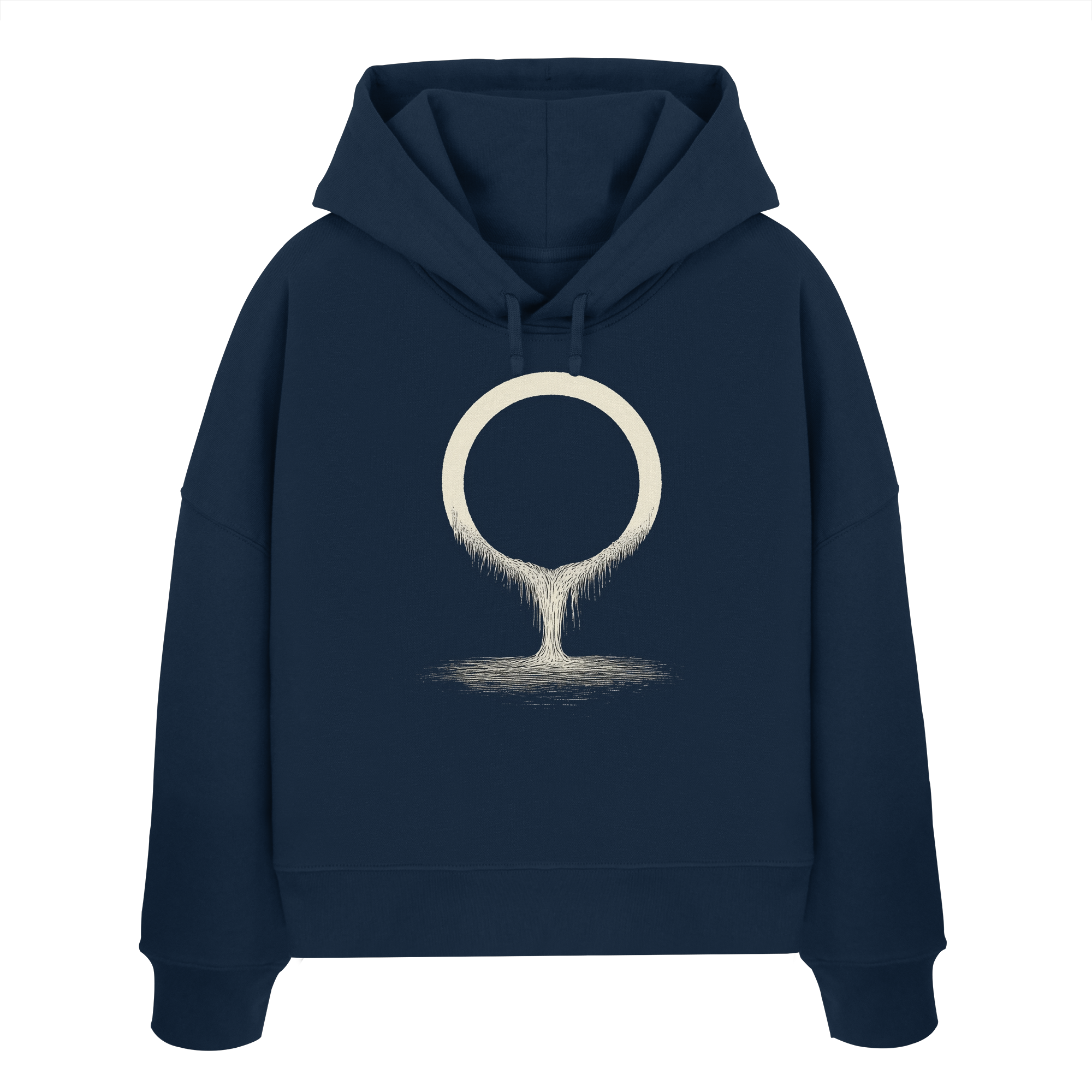 Fullmoon – Das Licht in der Dunkelheit - Womens Organic Boxcut Hoodie