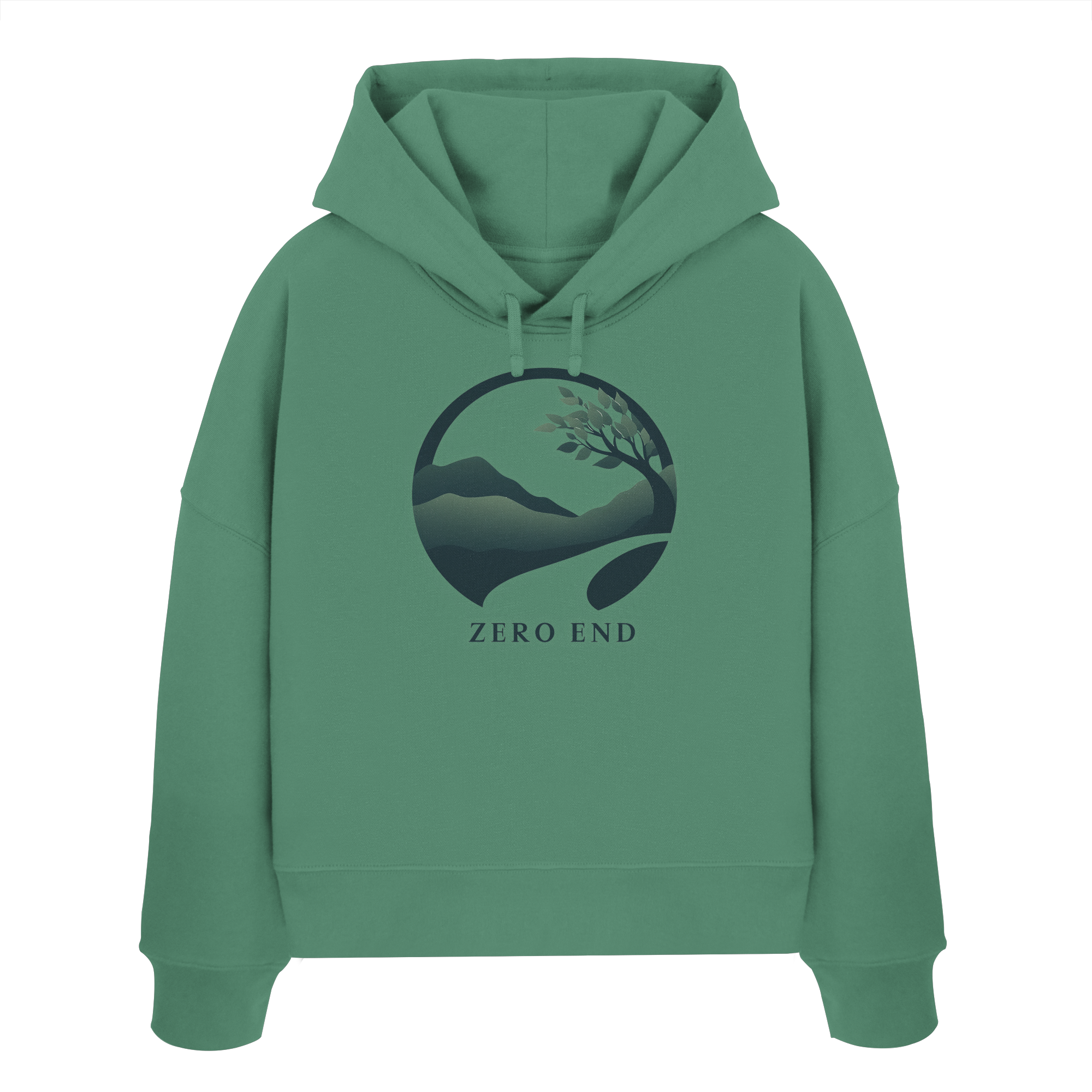 Orangetree – Die Frucht des Lebens - Womens Organic Boxcut Hoodie