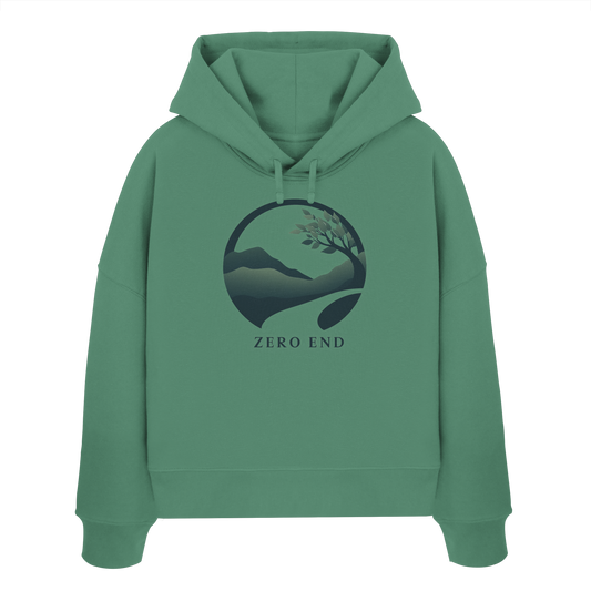 Orangetree – Die Frucht des Lebens - Womens Organic Boxcut Hoodie