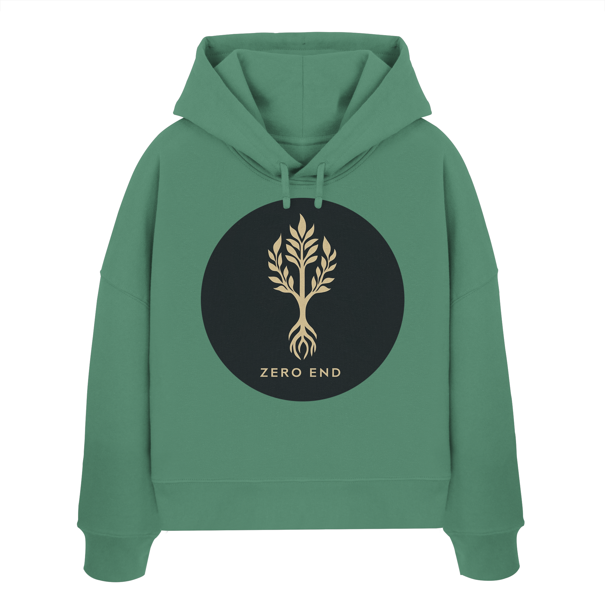 Tree – Die Verbindung zwischen Himmel und Erde - Womens Organic Boxcut Hoodie
