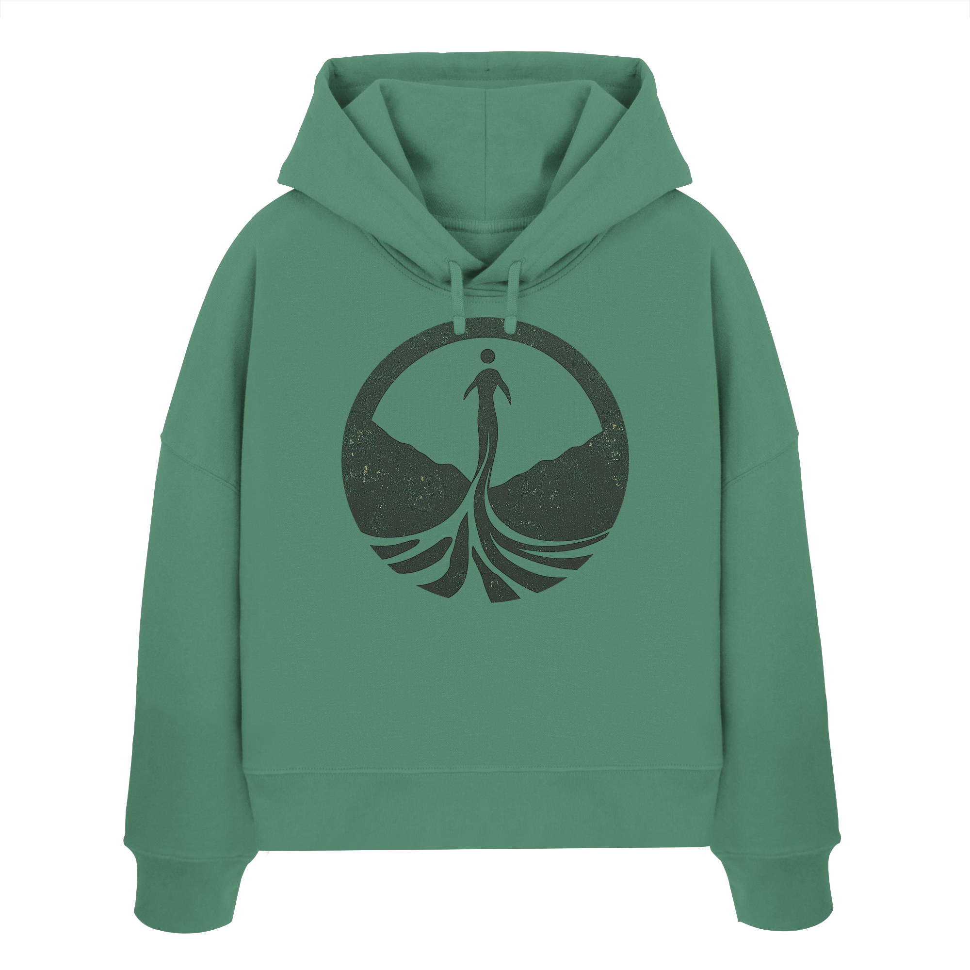 Know Your Roots – Die Kraft deiner Herkunft - Womens Organic Boxcut Hoodie