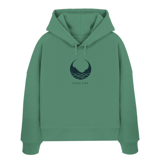 Moon & Stars – Licht in der Dunkelheit - Womens Organic Boxcut Hoodie