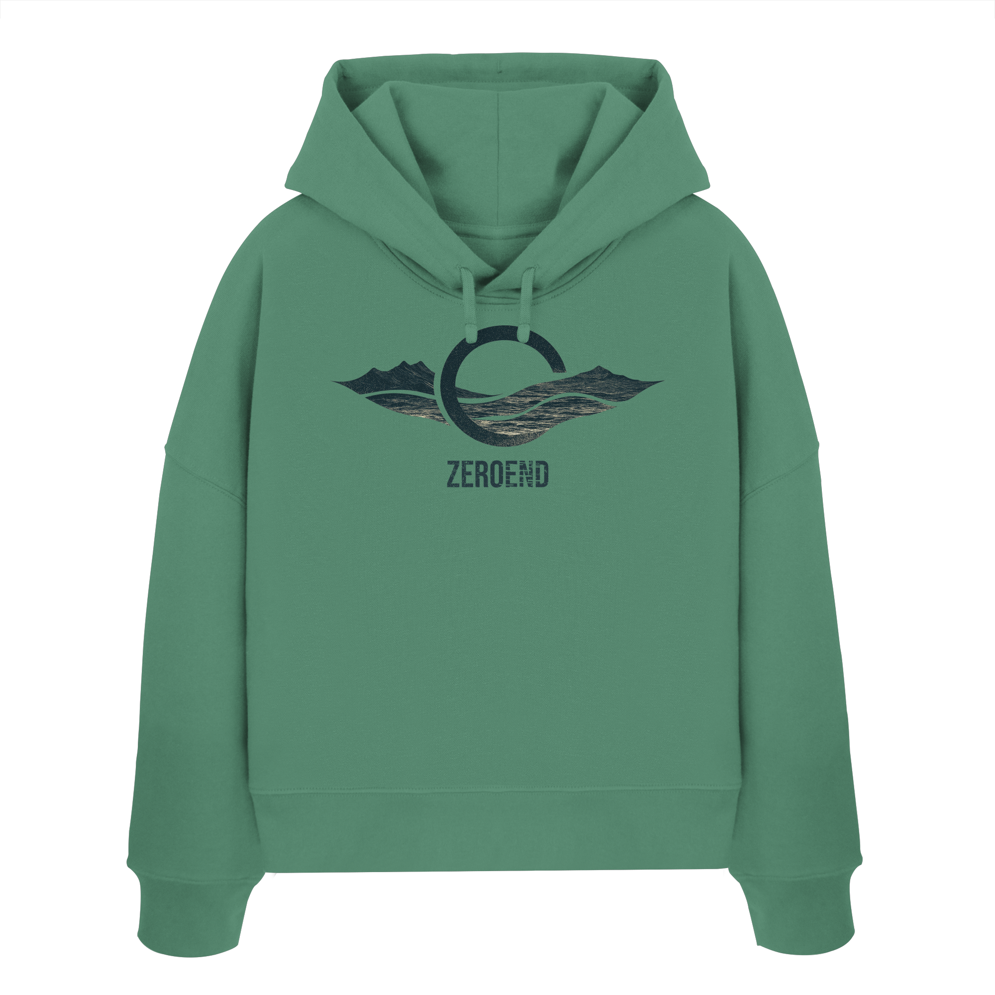 Everything is Movement – Der Fluss des Lebens - Womens Organic Boxcut Hoodie