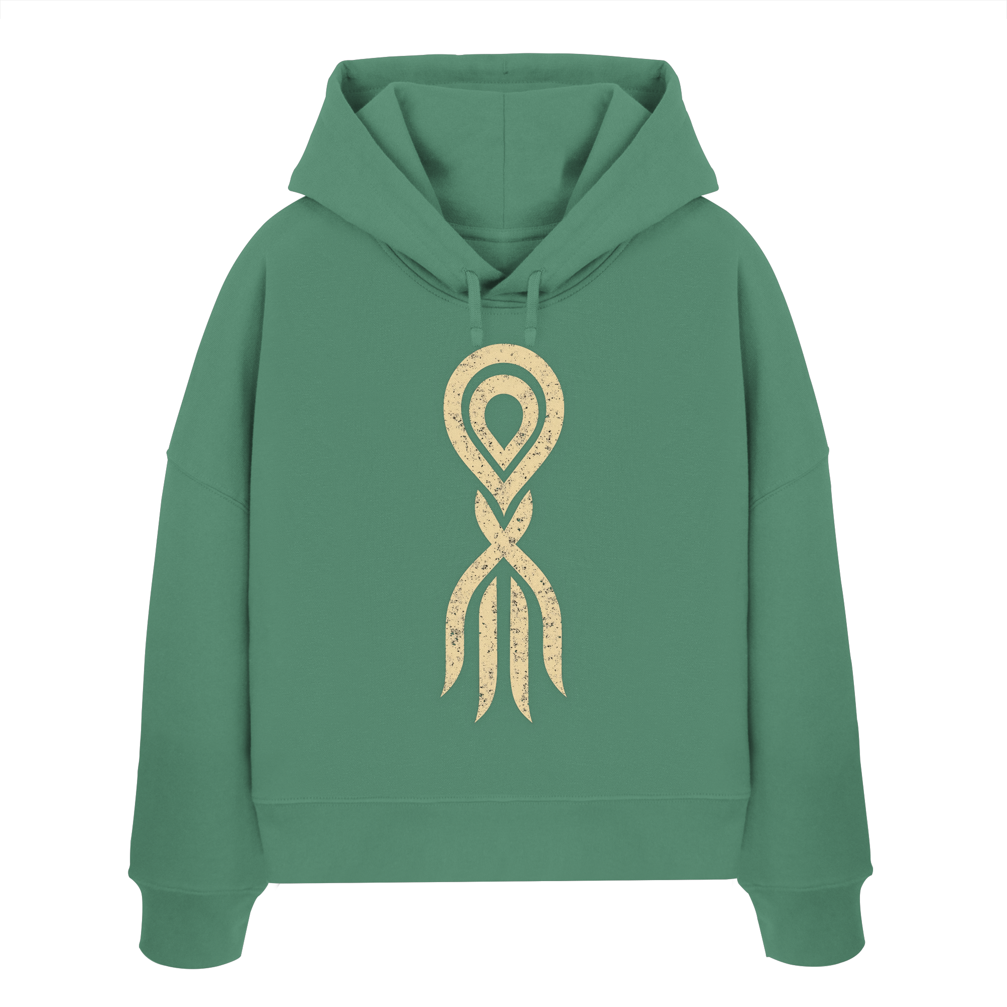 The Old King – Die Weisheit der Zeit - Womens Organic Boxcut Hoodie