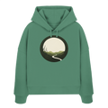 River of Life – Der Fluss des Seins - Womens Organic Boxcut Hoodie