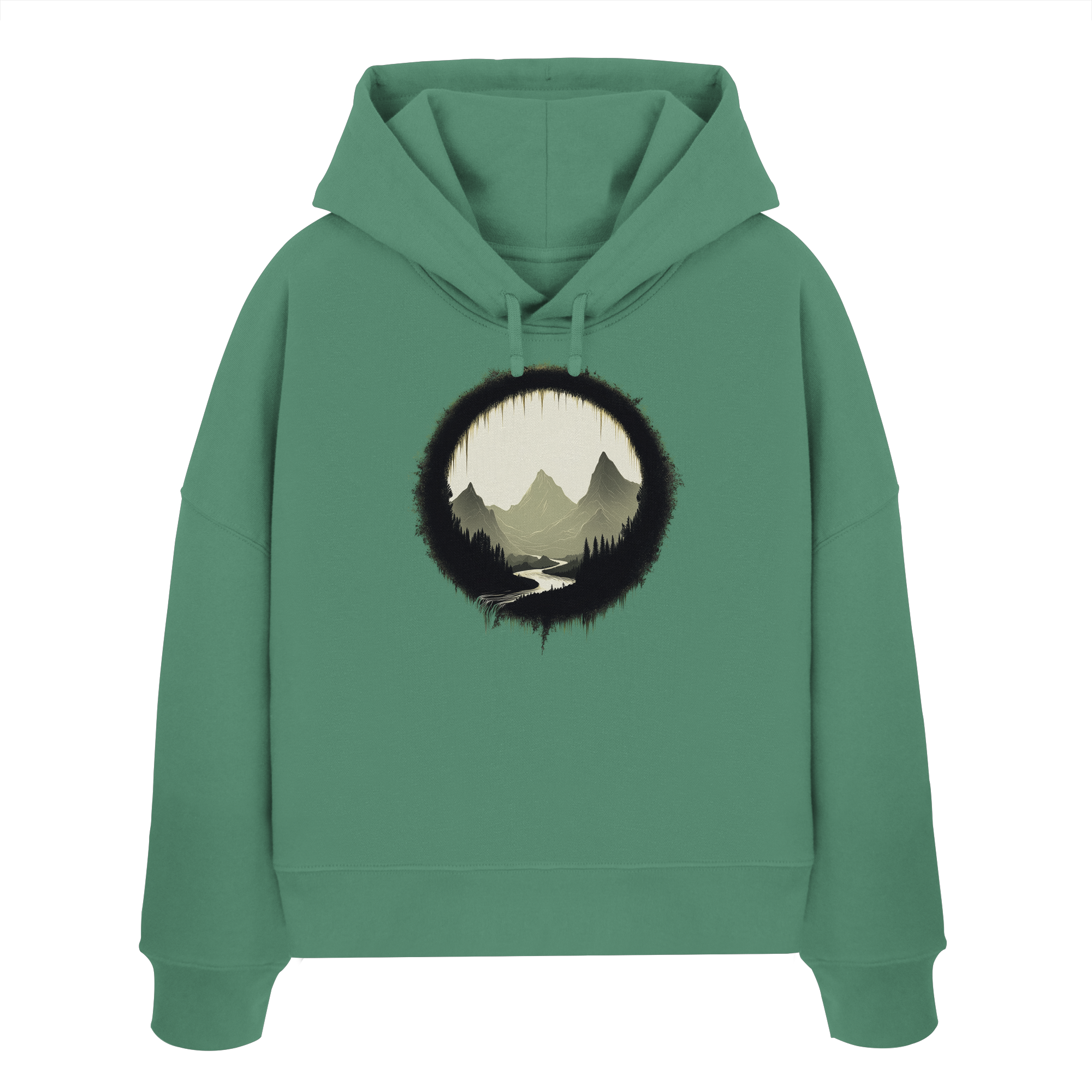 Valleys – Die Wege des Lebens - Womens Organic Boxcut Hoodie