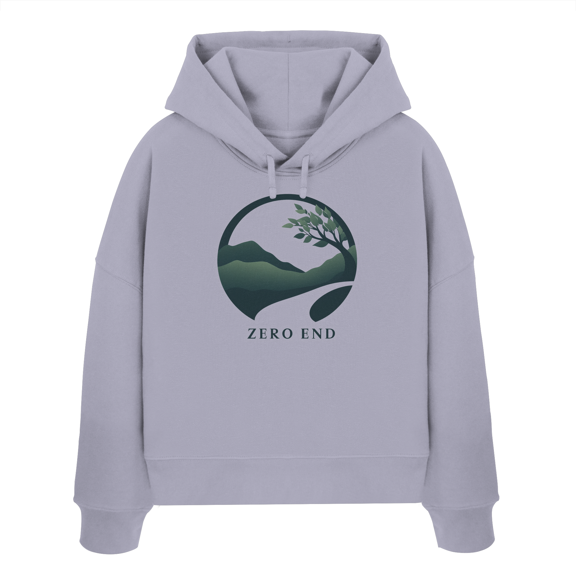 Orangetree – Die Frucht des Lebens - Womens Organic Boxcut Hoodie