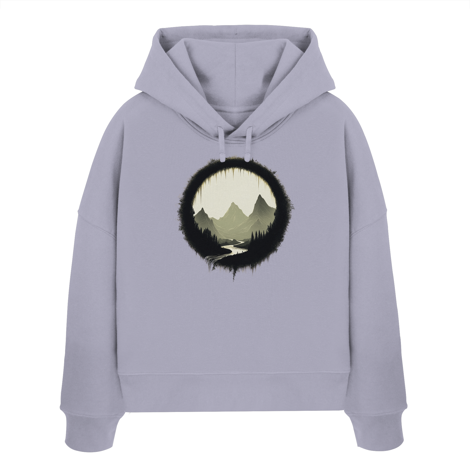 Valleys – Die Wege des Lebens - Womens Organic Boxcut Hoodie