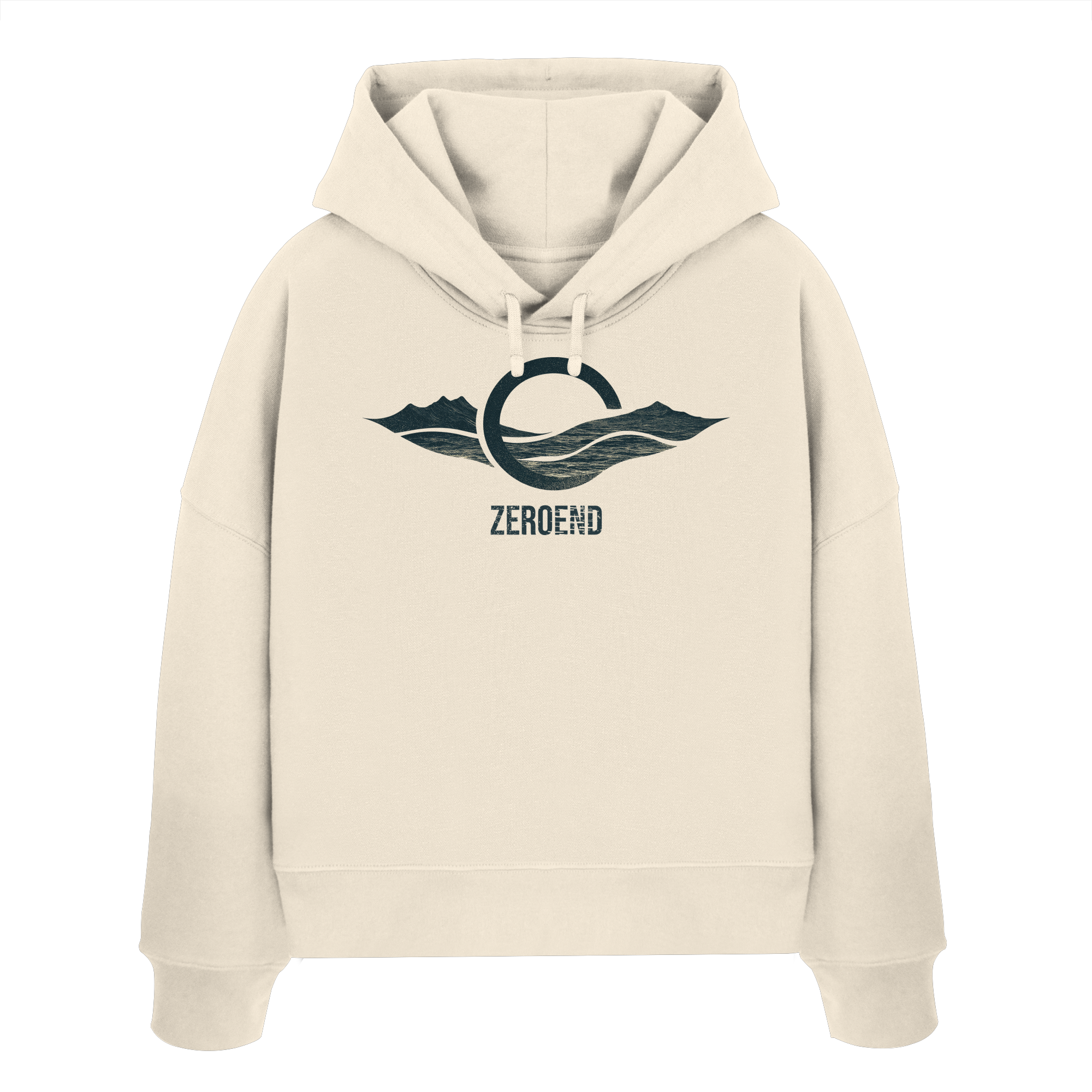 Everything is Movement – Der Fluss des Lebens - Womens Organic Boxcut Hoodie