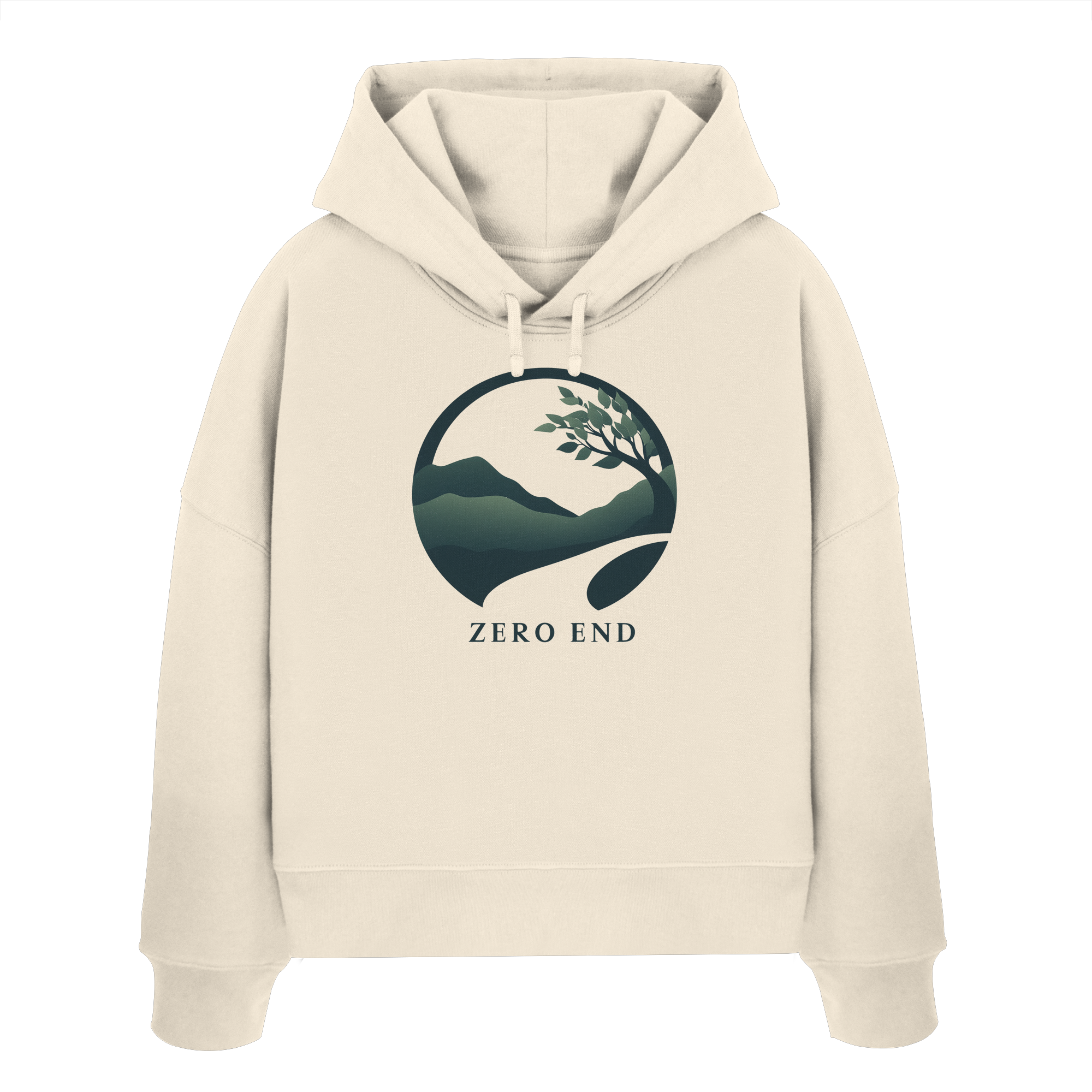 Orangetree – Die Frucht des Lebens - Womens Organic Boxcut Hoodie
