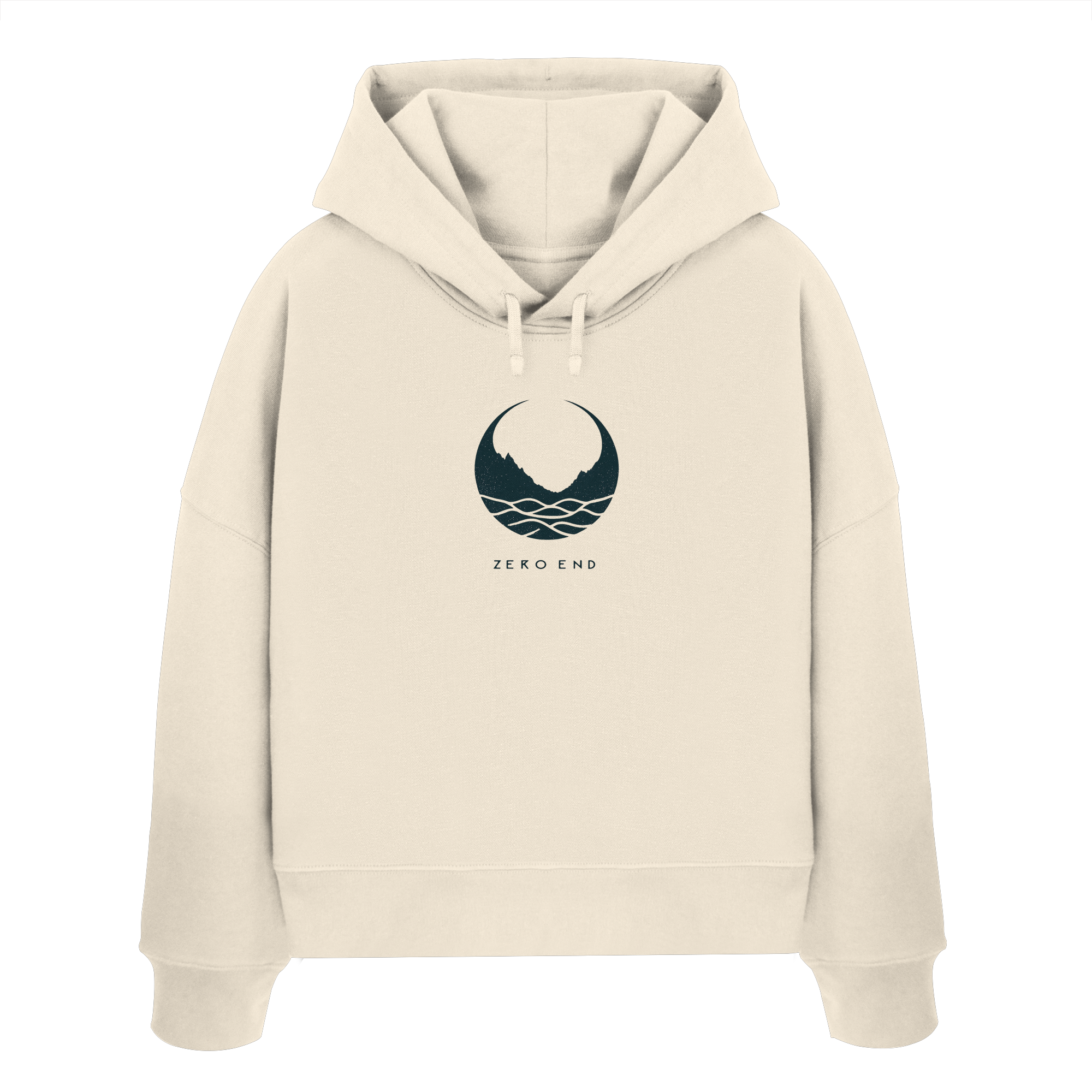 Moon & Stars – Licht in der Dunkelheit - Womens Organic Boxcut Hoodie