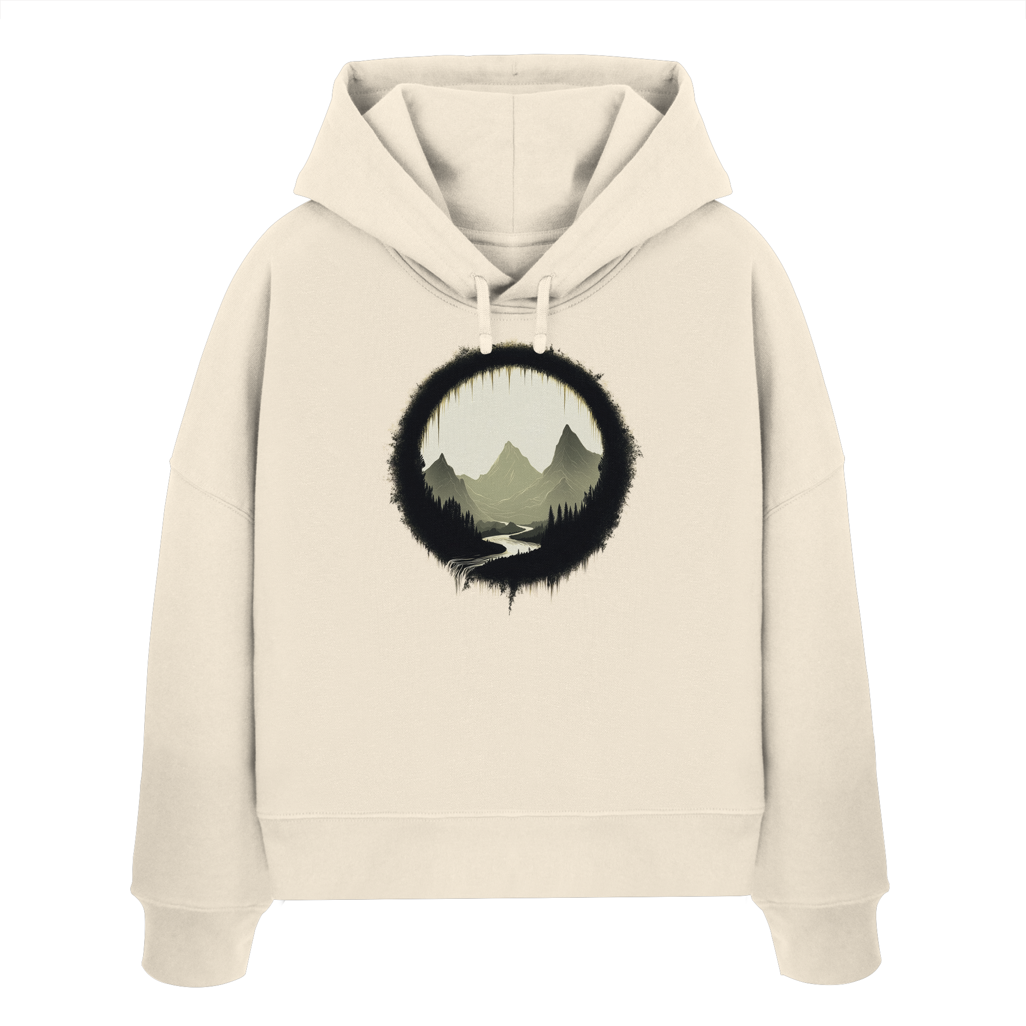 Valleys – Die Wege des Lebens - Womens Organic Boxcut Hoodie