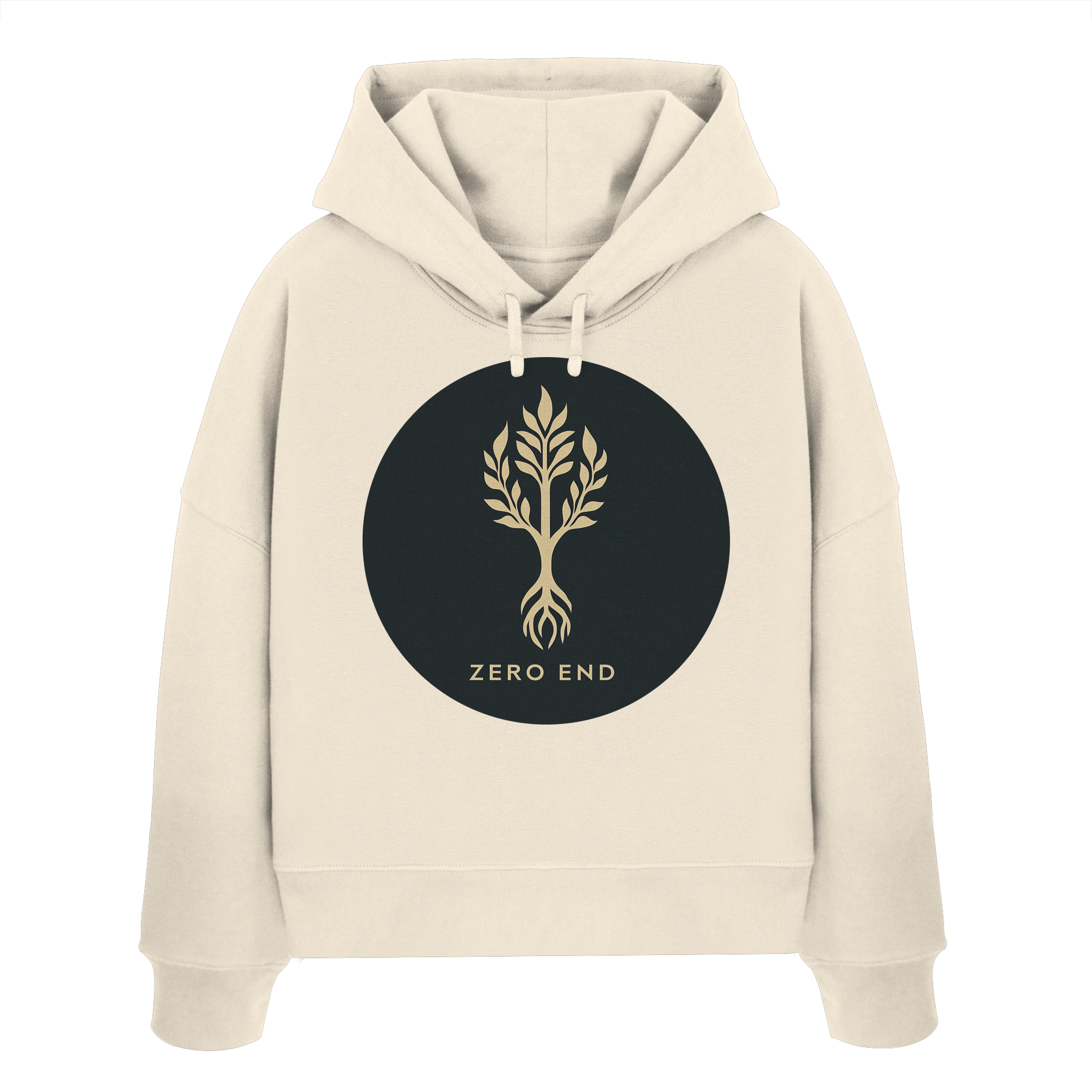 Tree – Die Verbindung zwischen Himmel und Erde - Womens Organic Boxcut Hoodie