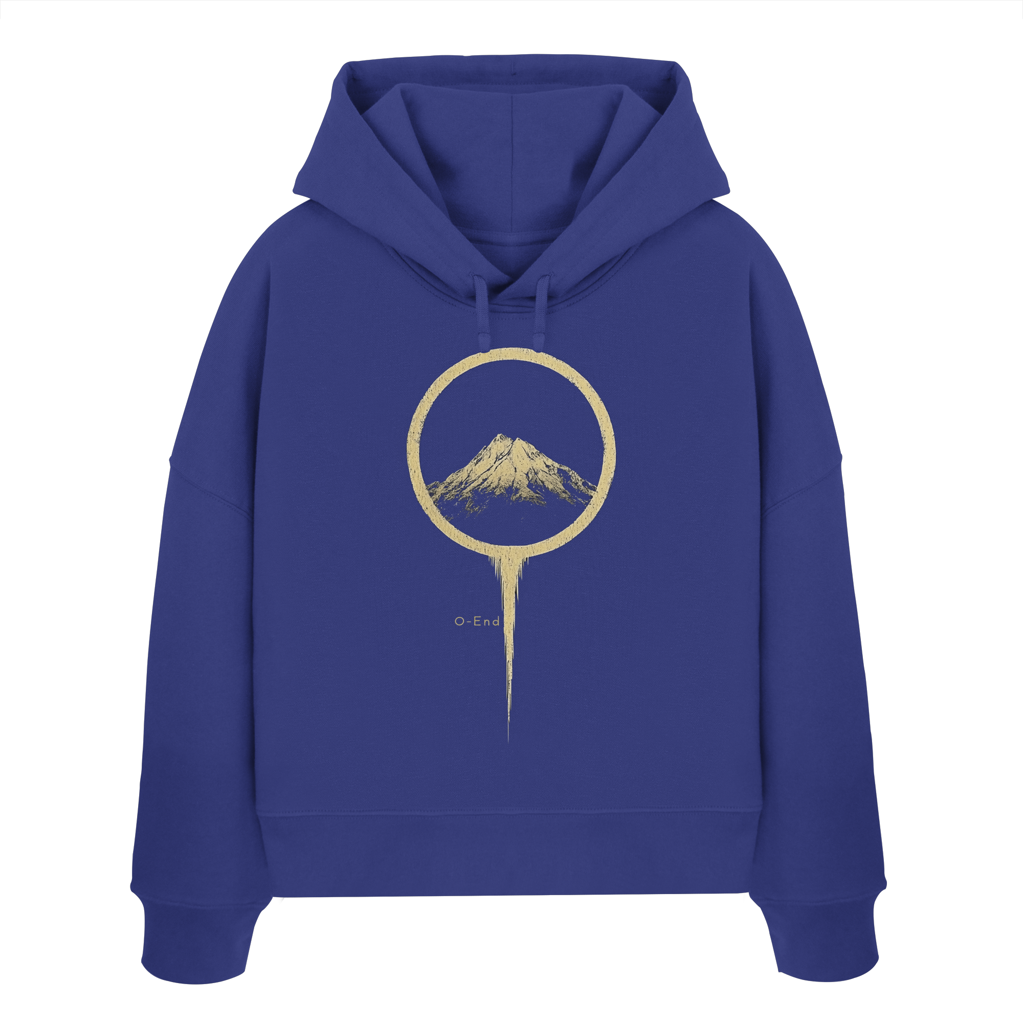Mountain – Die unerschütterliche Kraft - Womens Organic Boxcut Hoodie